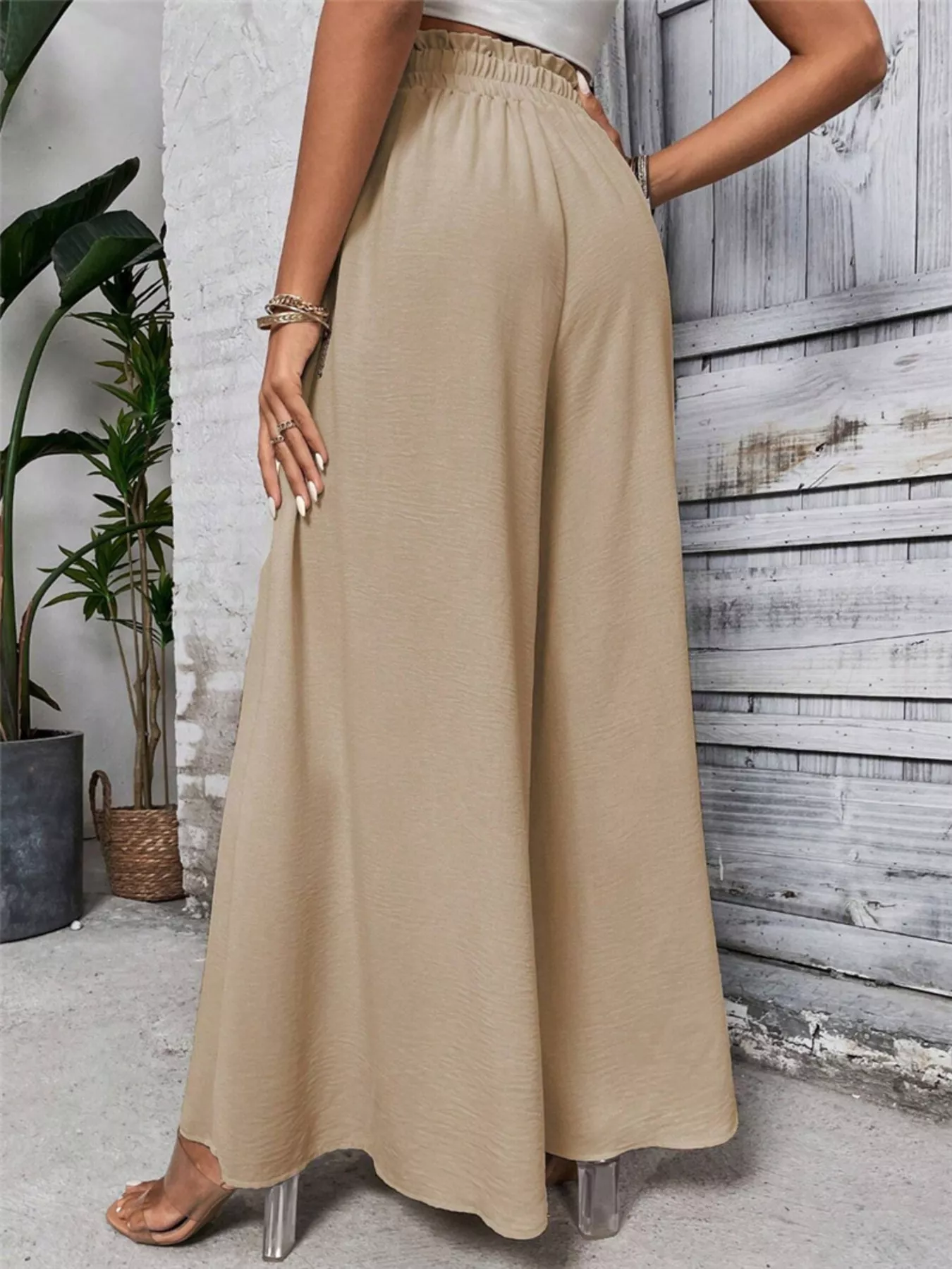 Frill Wide Leg Pants - Image 12