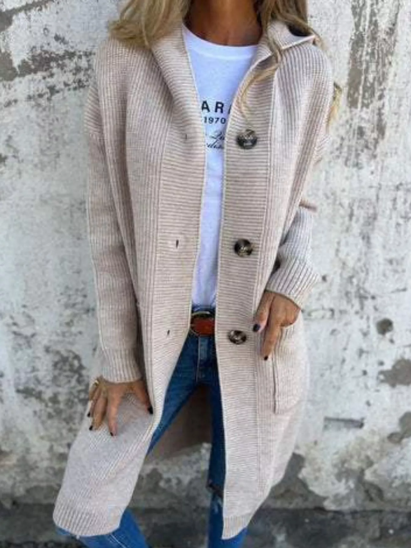 Full Size Button-Down Hooded Cardigan Plus Size