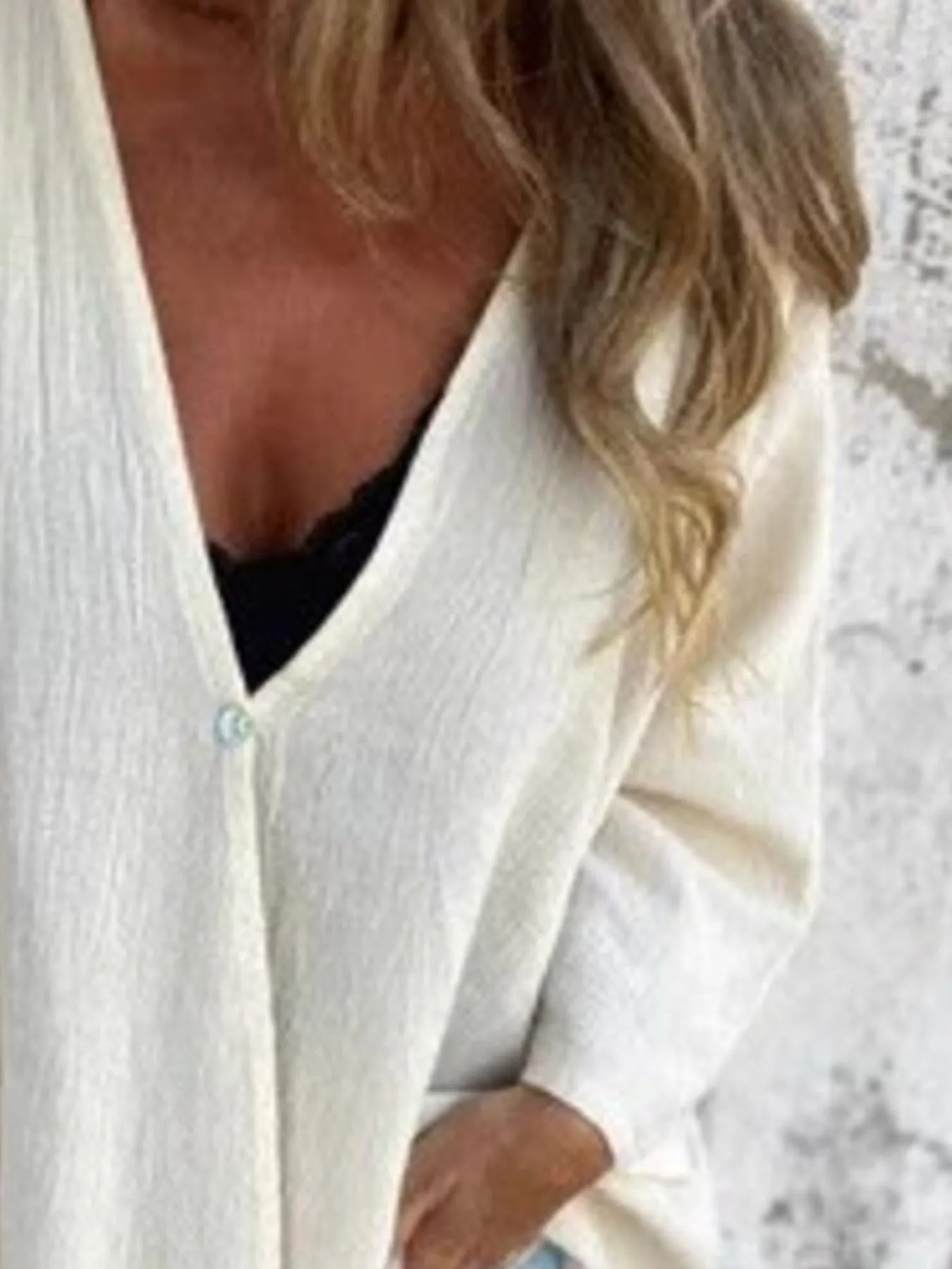 Full Size Oversized Button-Up Cardigan Plus Size - Image 11