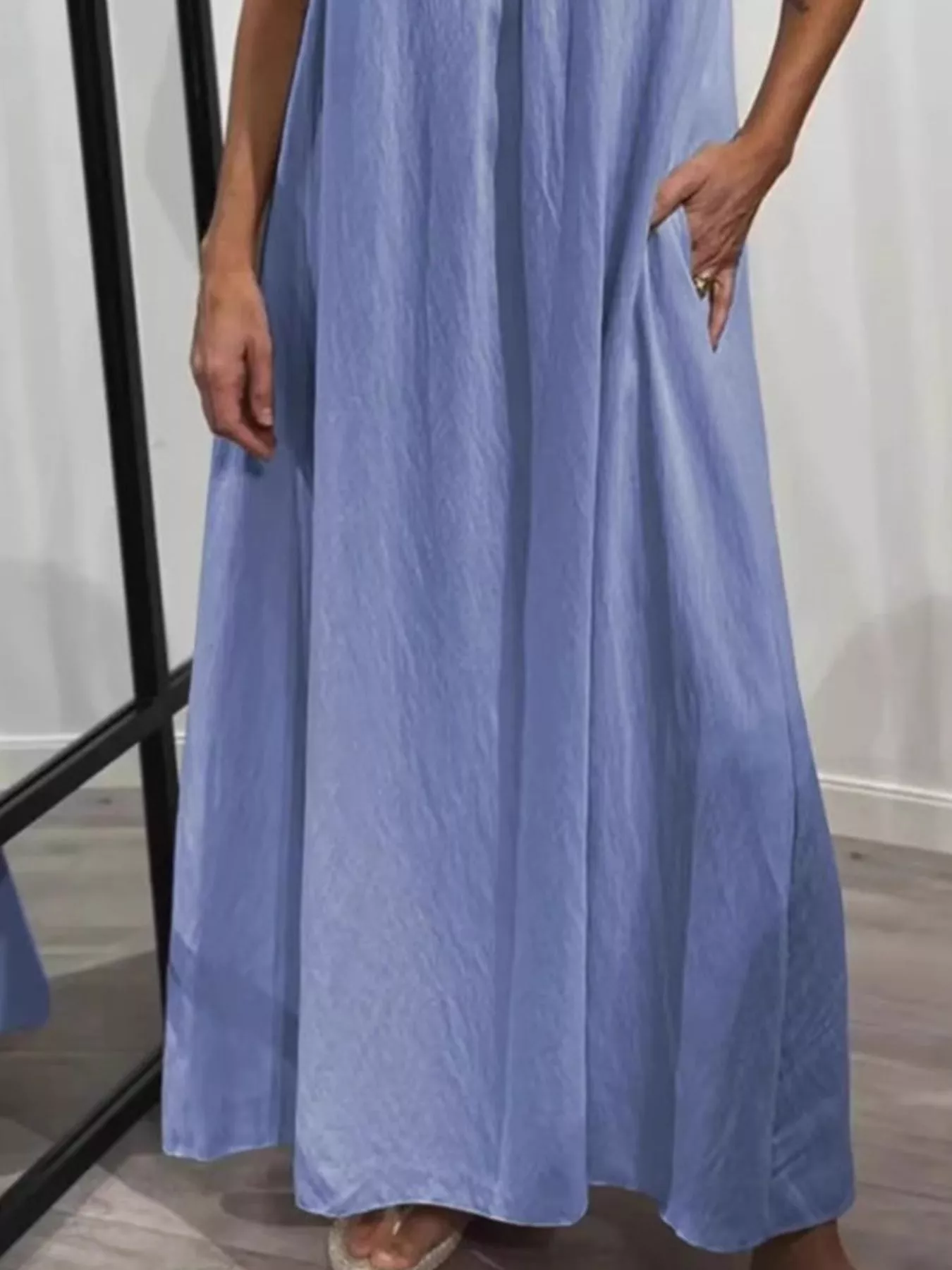Full Size Ruffled Strap Flowy Maxi Dress Plus Size - Image 3