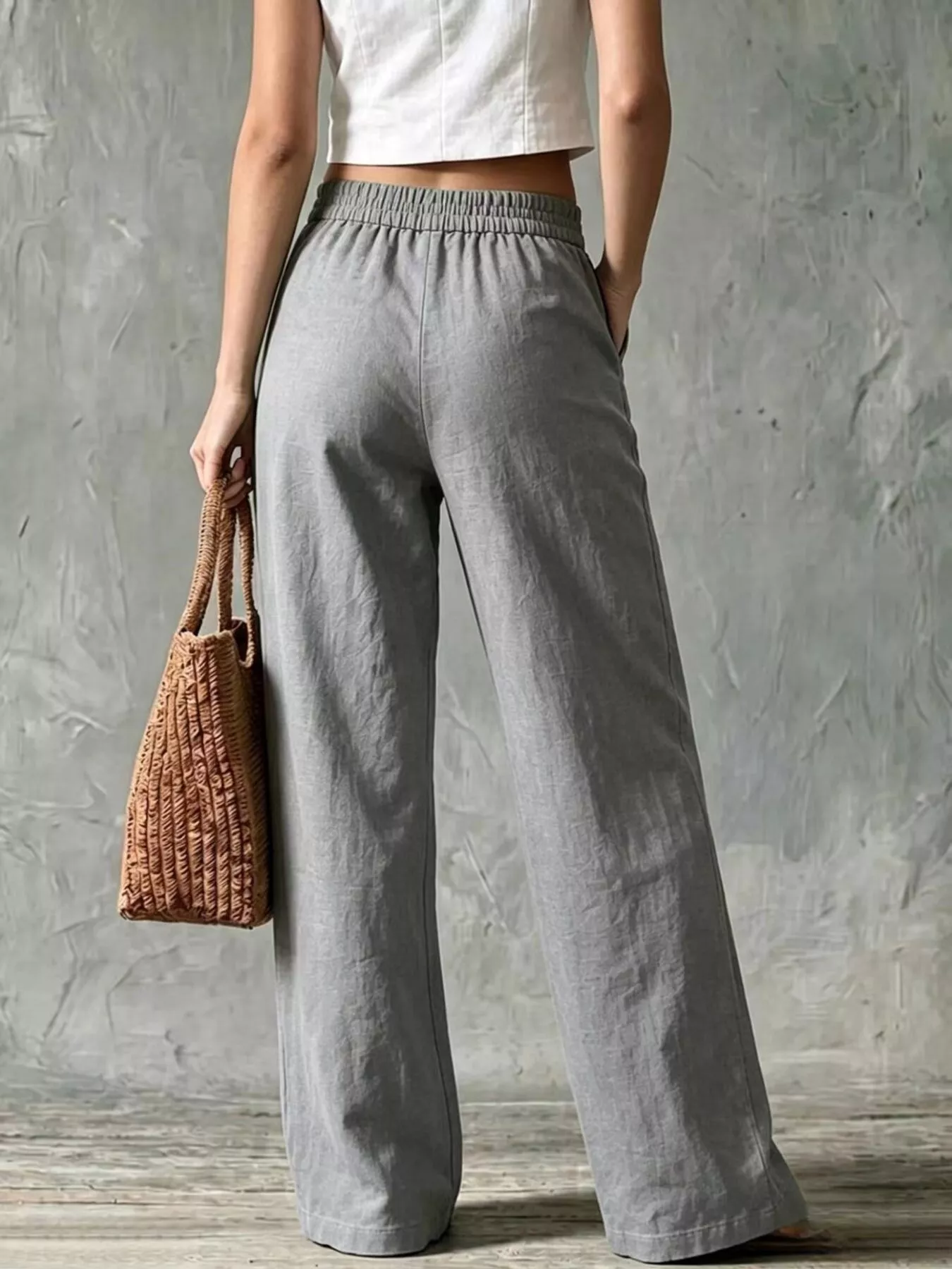 Full Size Wide Leg Pants Plus Size - Image 6