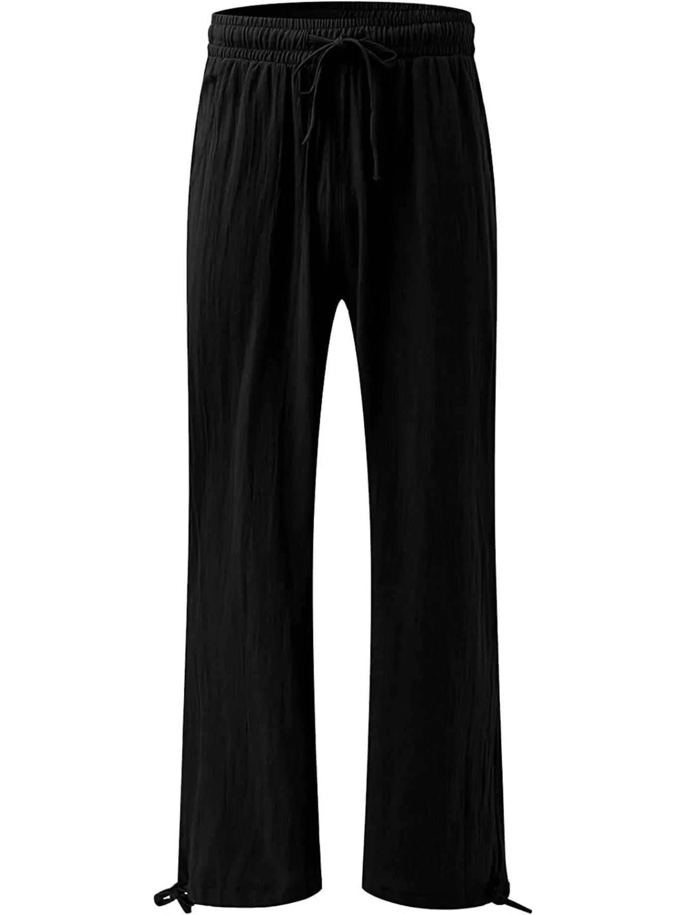 Full Size Wide Leg Pants with Drawstring Waist Plus Size - Image 10