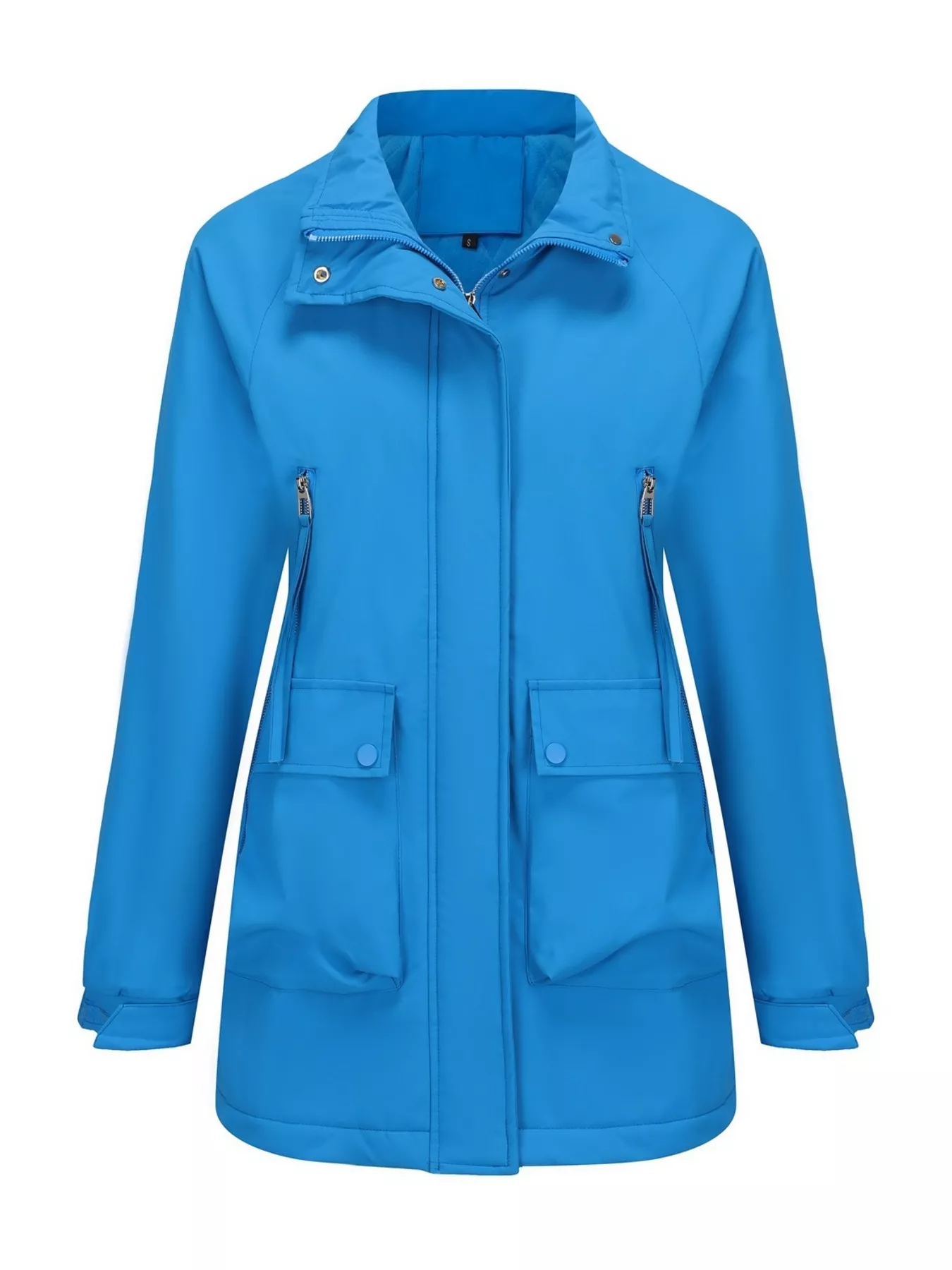 Full Size Zip Up Hooded Parka Outerwear Plus Size - Image 23