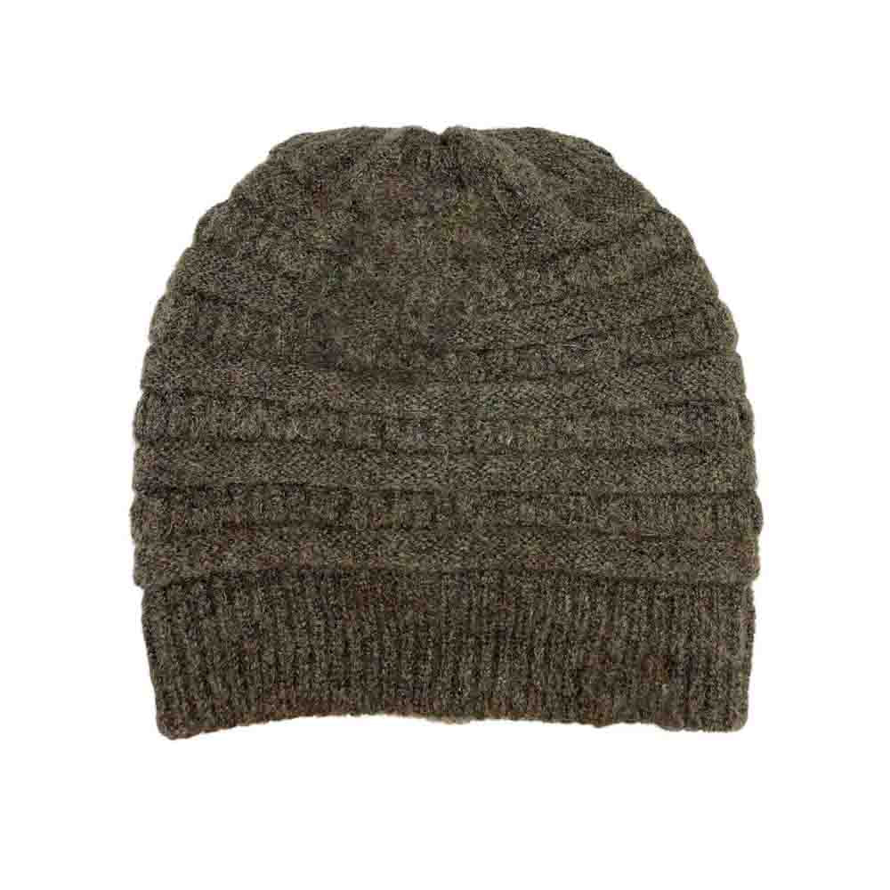 Fuzzy Lined Mixed Soft Yarn C.C Beanie - Image 5