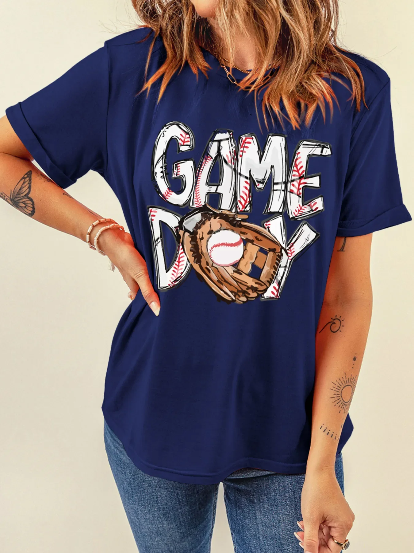 GAME DAY Graphic Short Sleeve T Shirt - Image 2