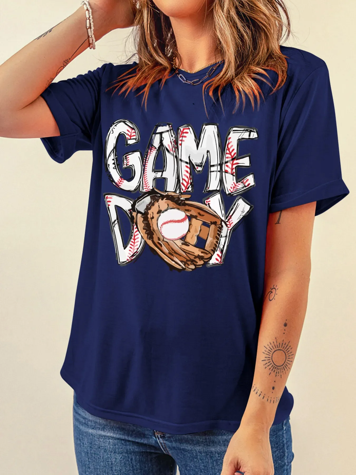 GAME DAY Graphic Short Sleeve T Shirt - Image 3