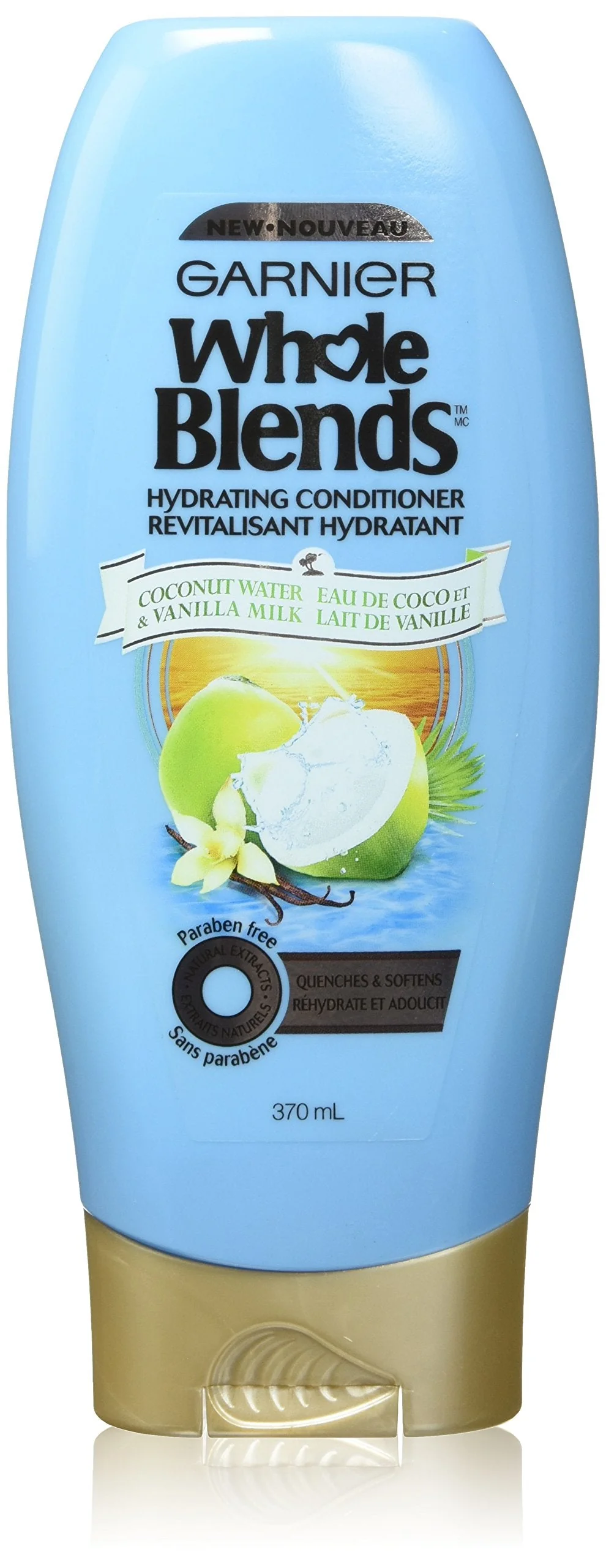 Garnier whole blendsstandard conditionerhydrating coconut water,vanilla milkliquidno paraben - Image 4