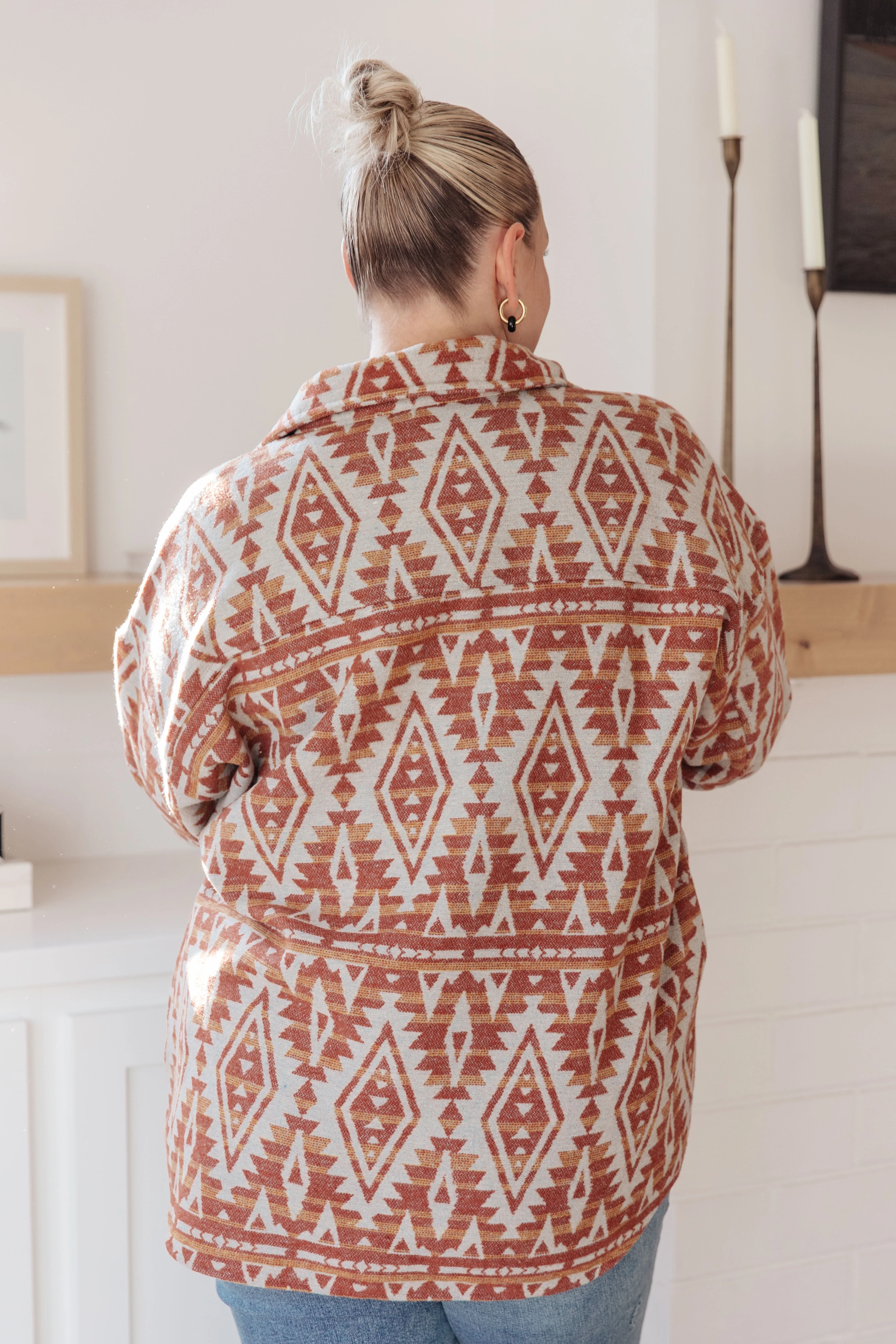 Gather Round Aztec Shacket - Image 10