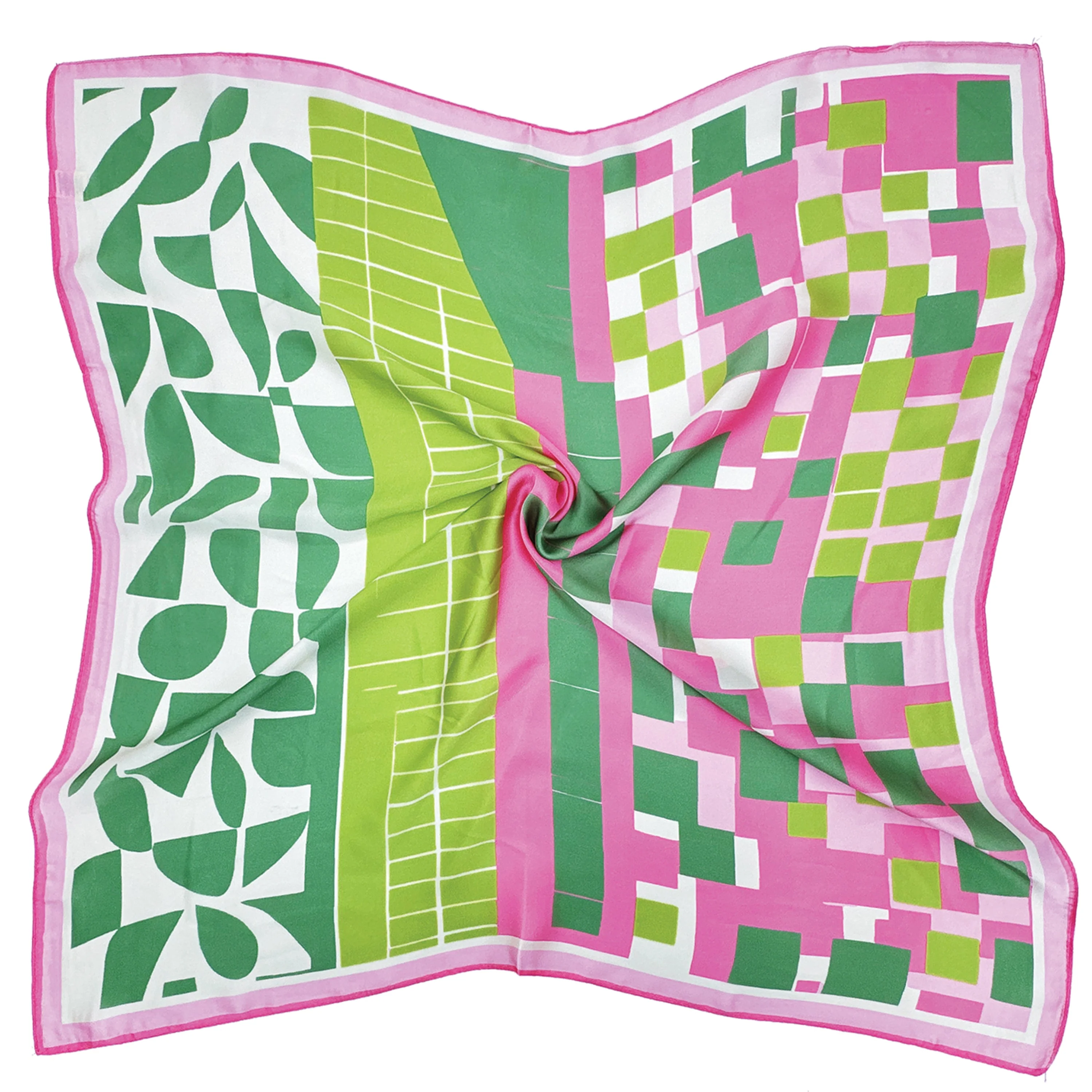 Geo Print Square Scarf - Image 2