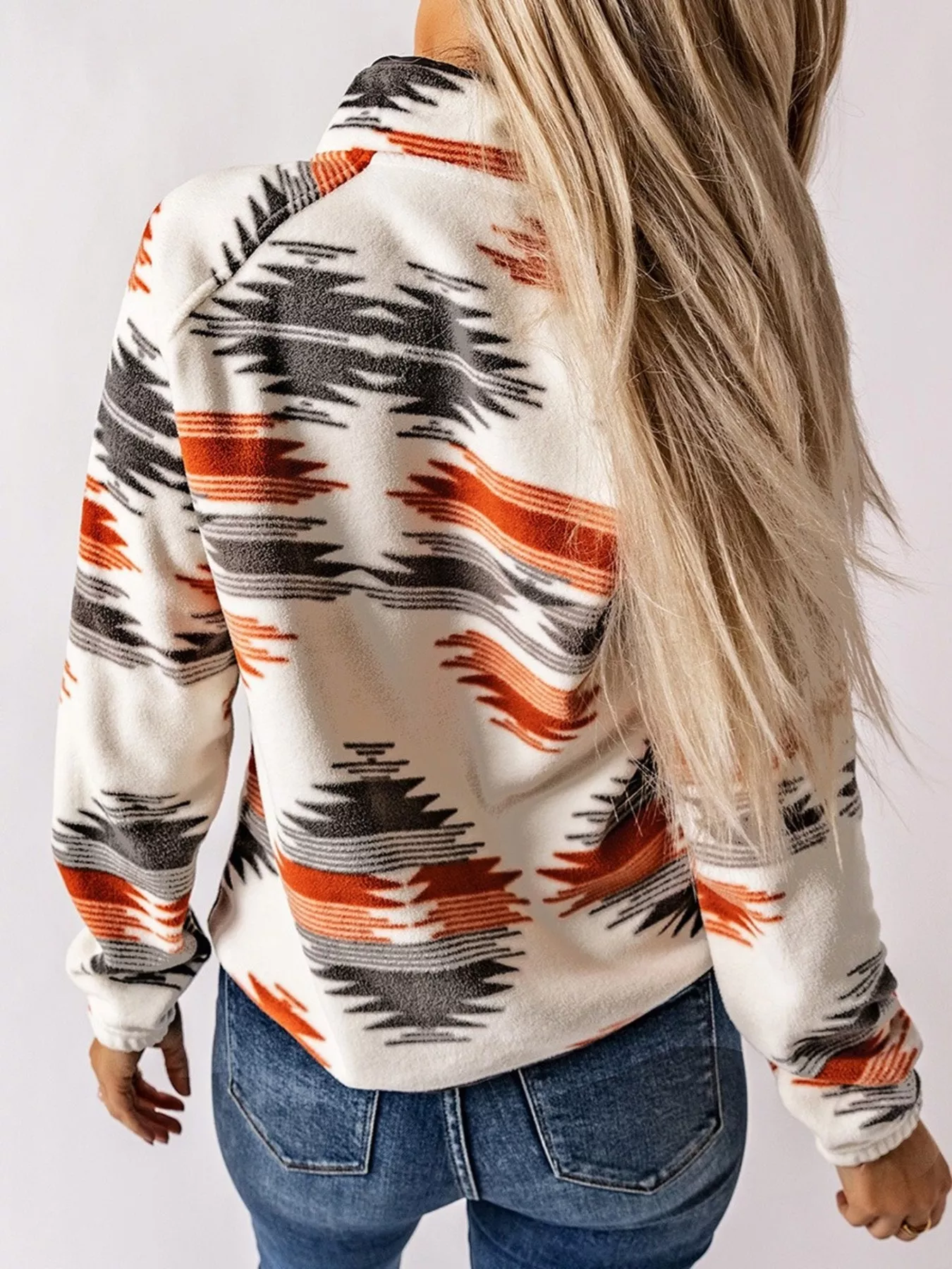 Geometric Snap Down Jacket - Image 4