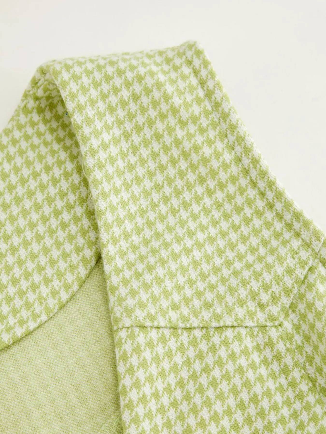 Gingham Button-Front A-Line Mini Dress - Image 4