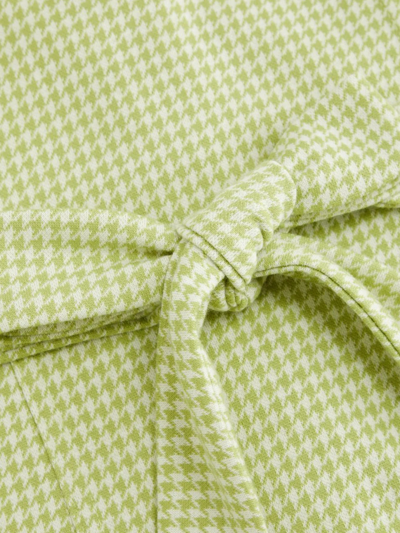 Gingham Button-Front A-Line Mini Dress - Image 5