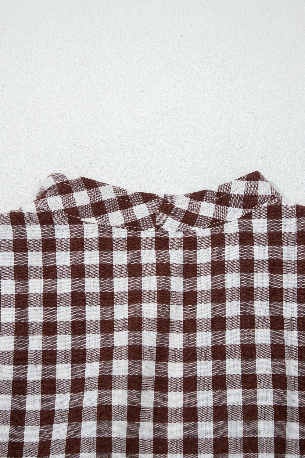 Gingham Zip-Front Midi Dress - Image 11