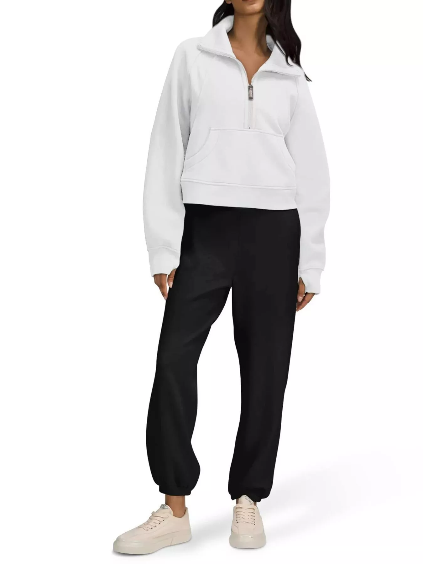 Half Zip Raglan Sleeve Sweatshirt - Image 7