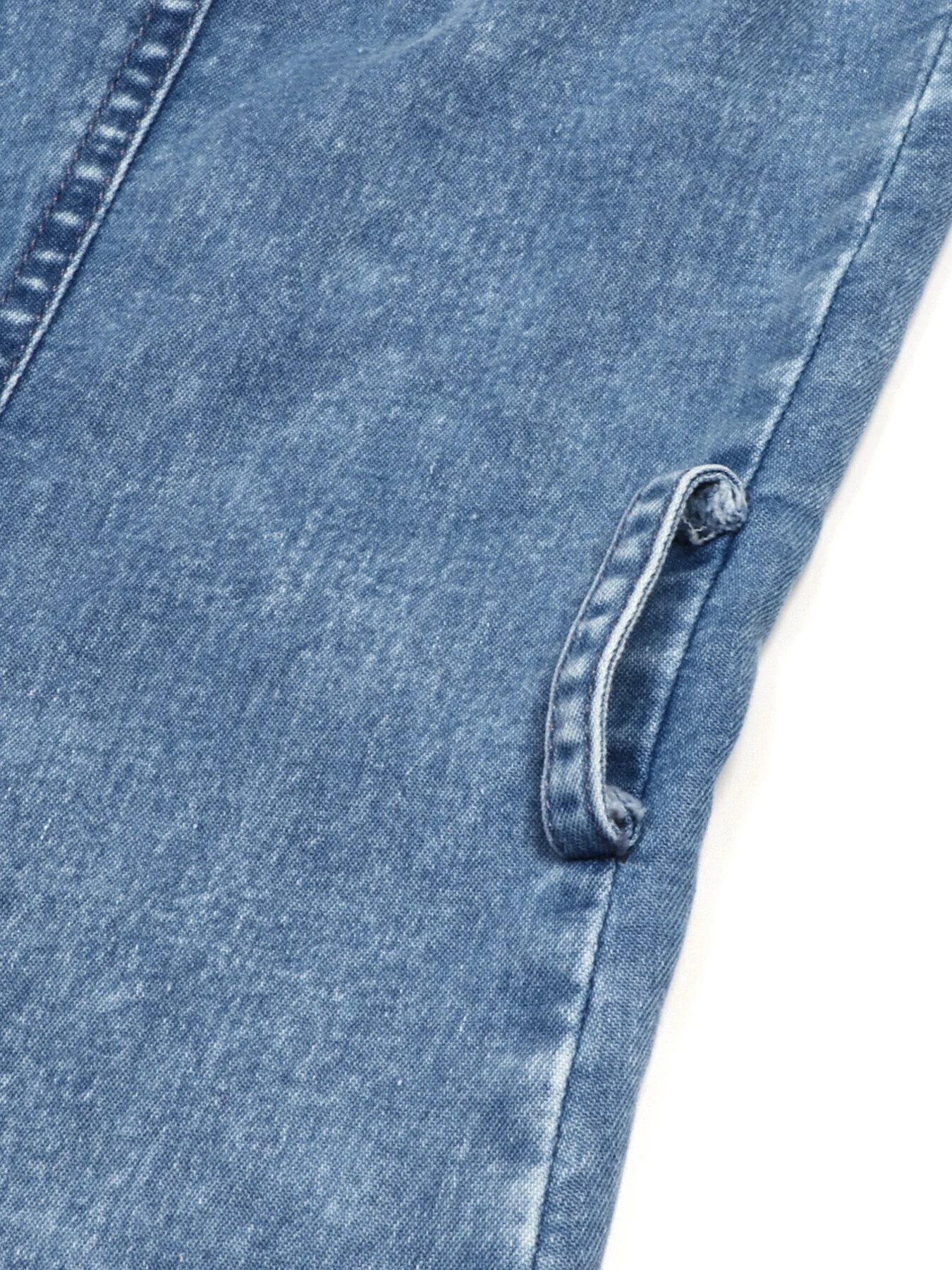 Halter Neck Button-Front Denim Dress - Image 5