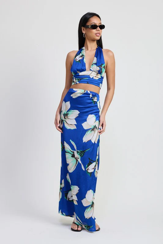 HALTER NECK FLORAL TOP - Image 3