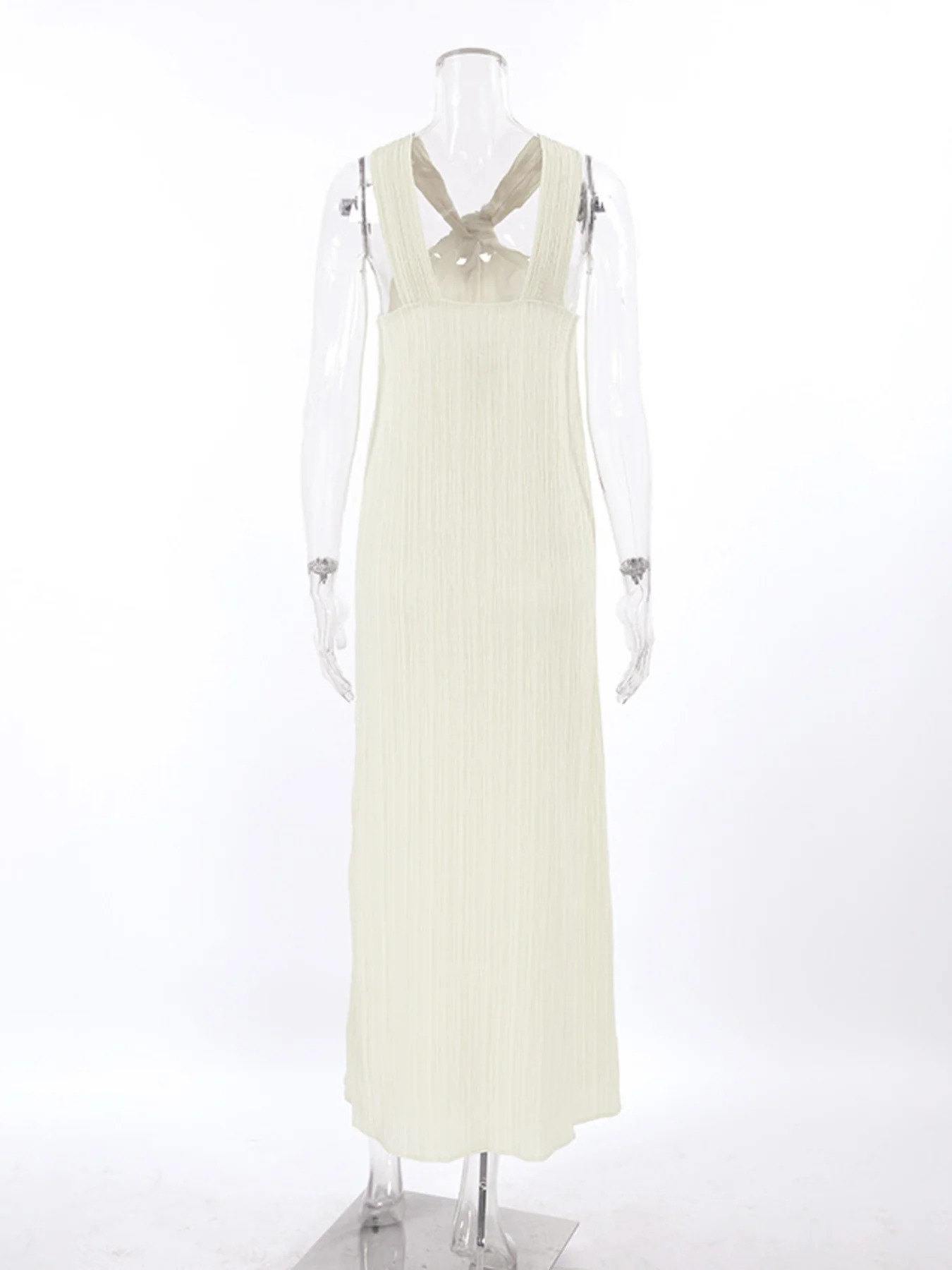 Halter Neck Flowy Maxi Dress - Image 5