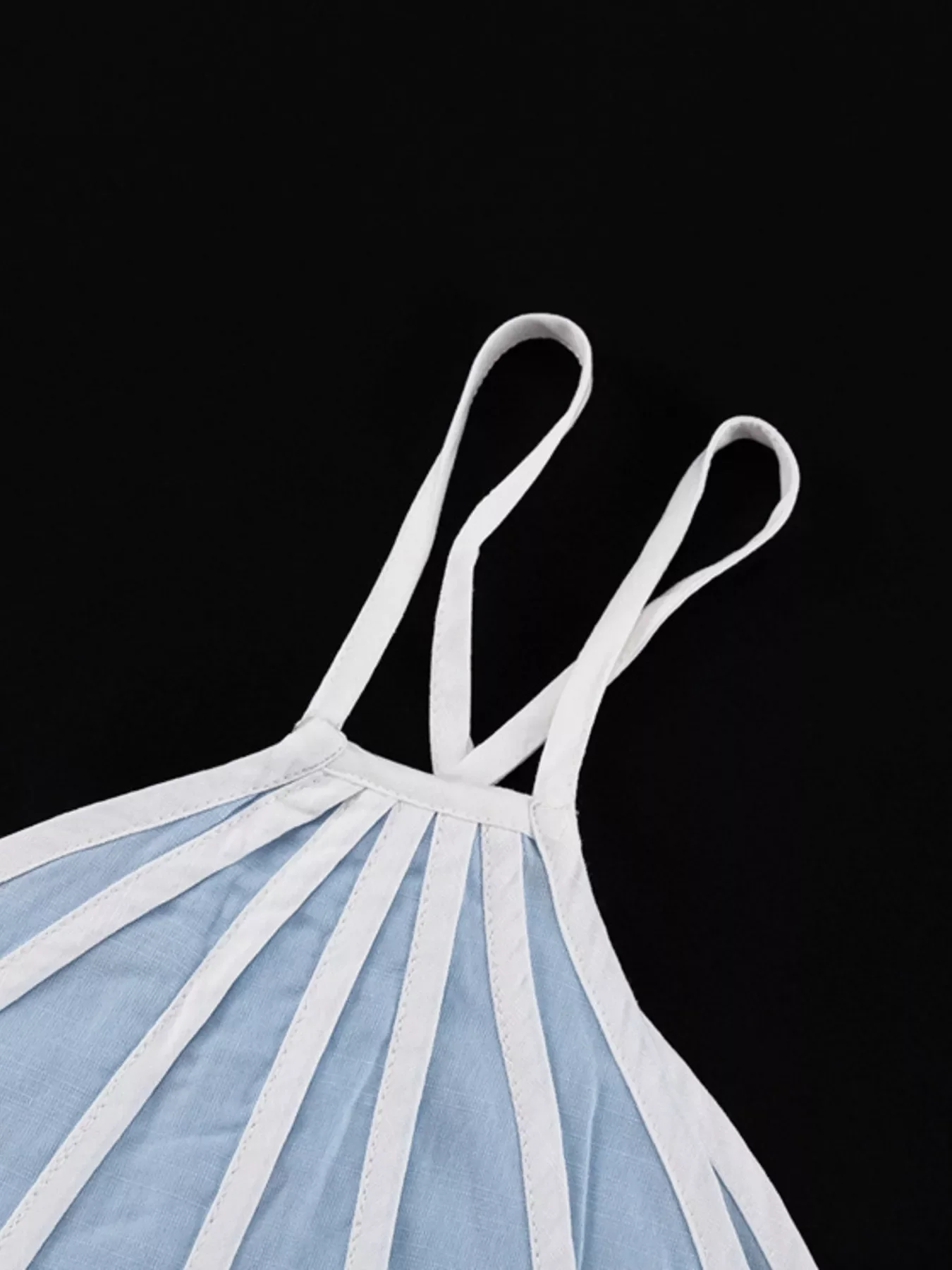 Halter Neck Scalloped Hem Top and Skirt Set - Image 11