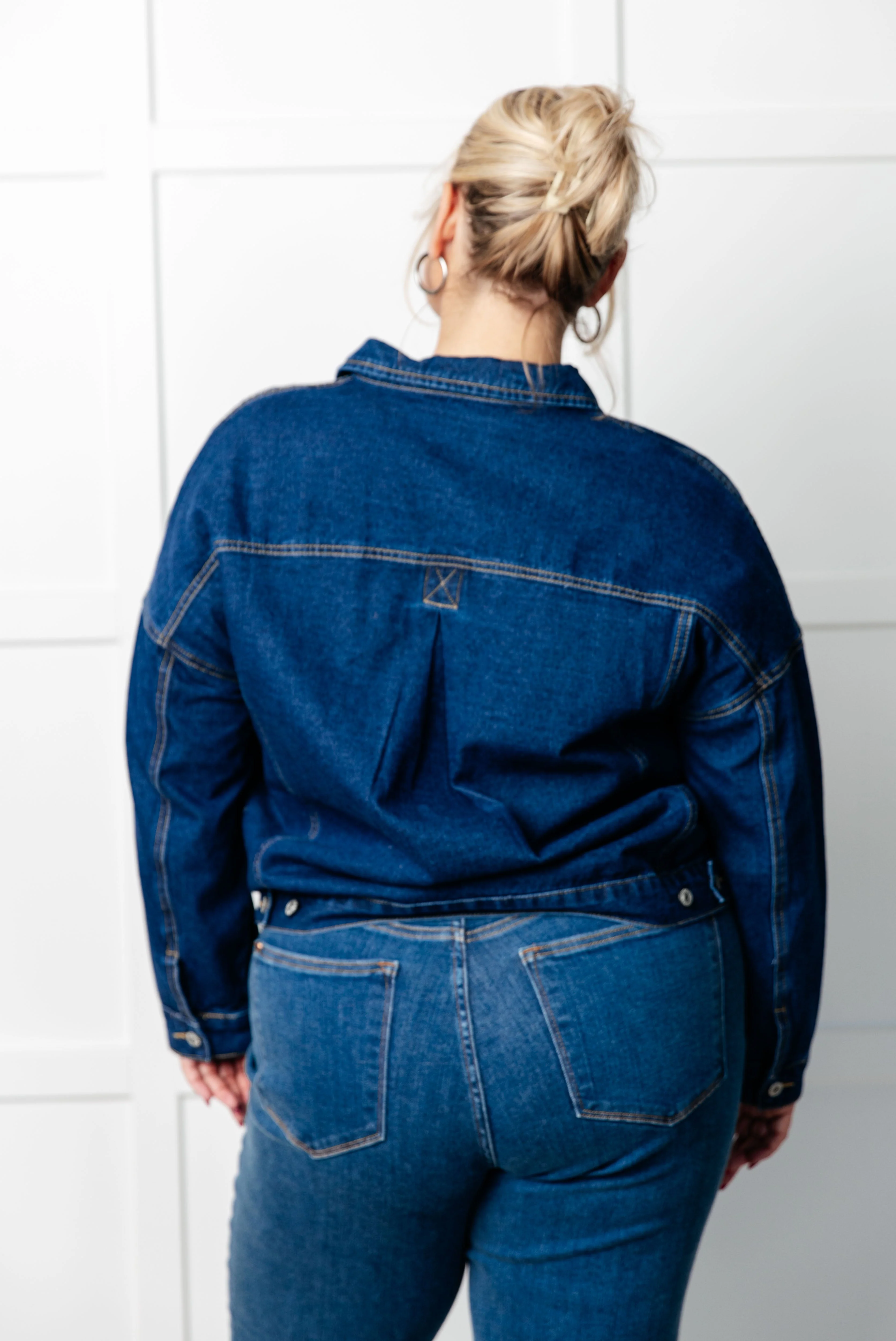 Have We Met Oversized Denim Jacket - Image 16