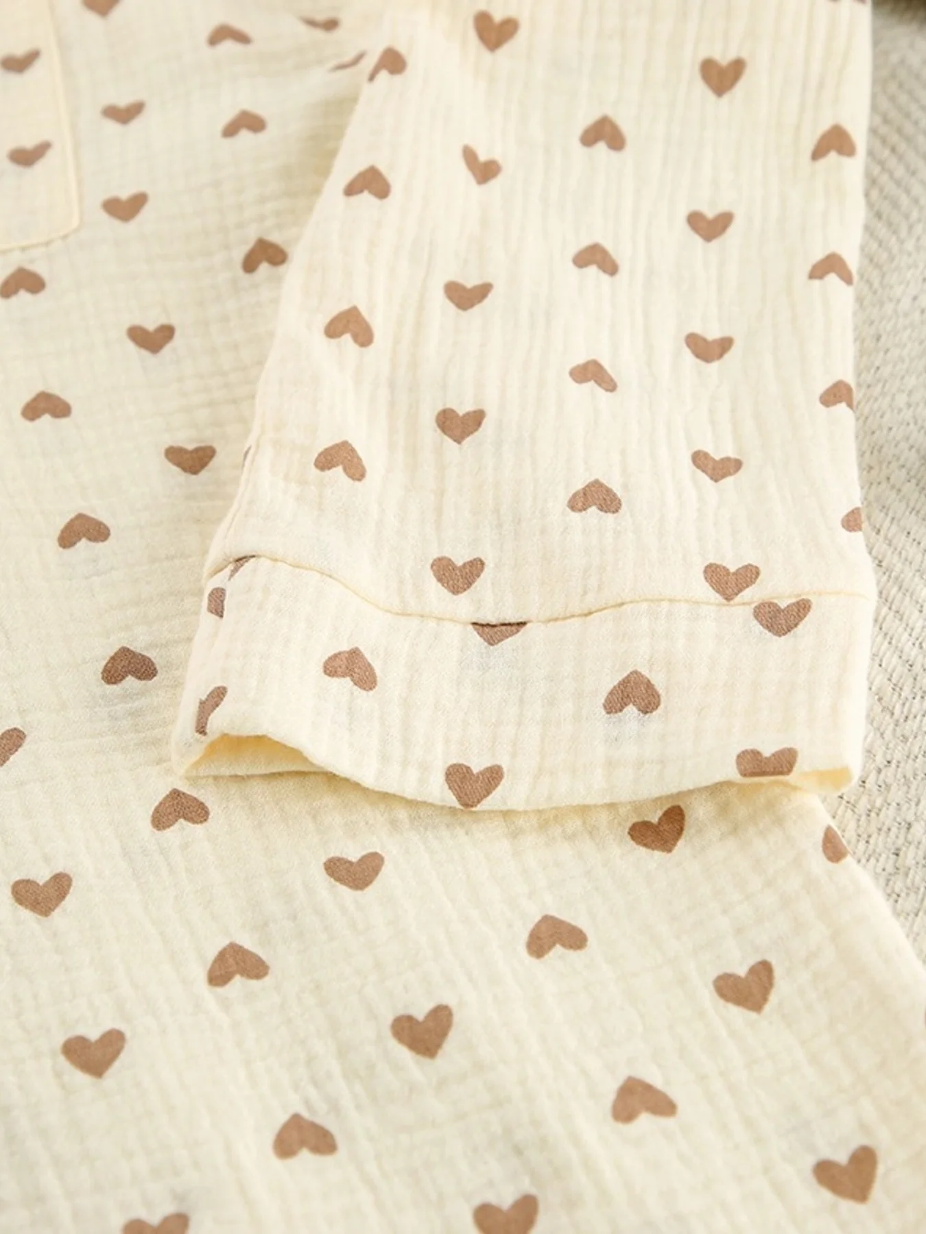 Heart Print Three-Piece Lounge Set - Image 6