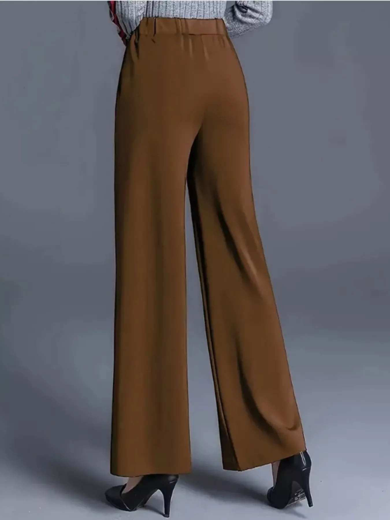 High-Waisted Wide Leg Pants - Image 9