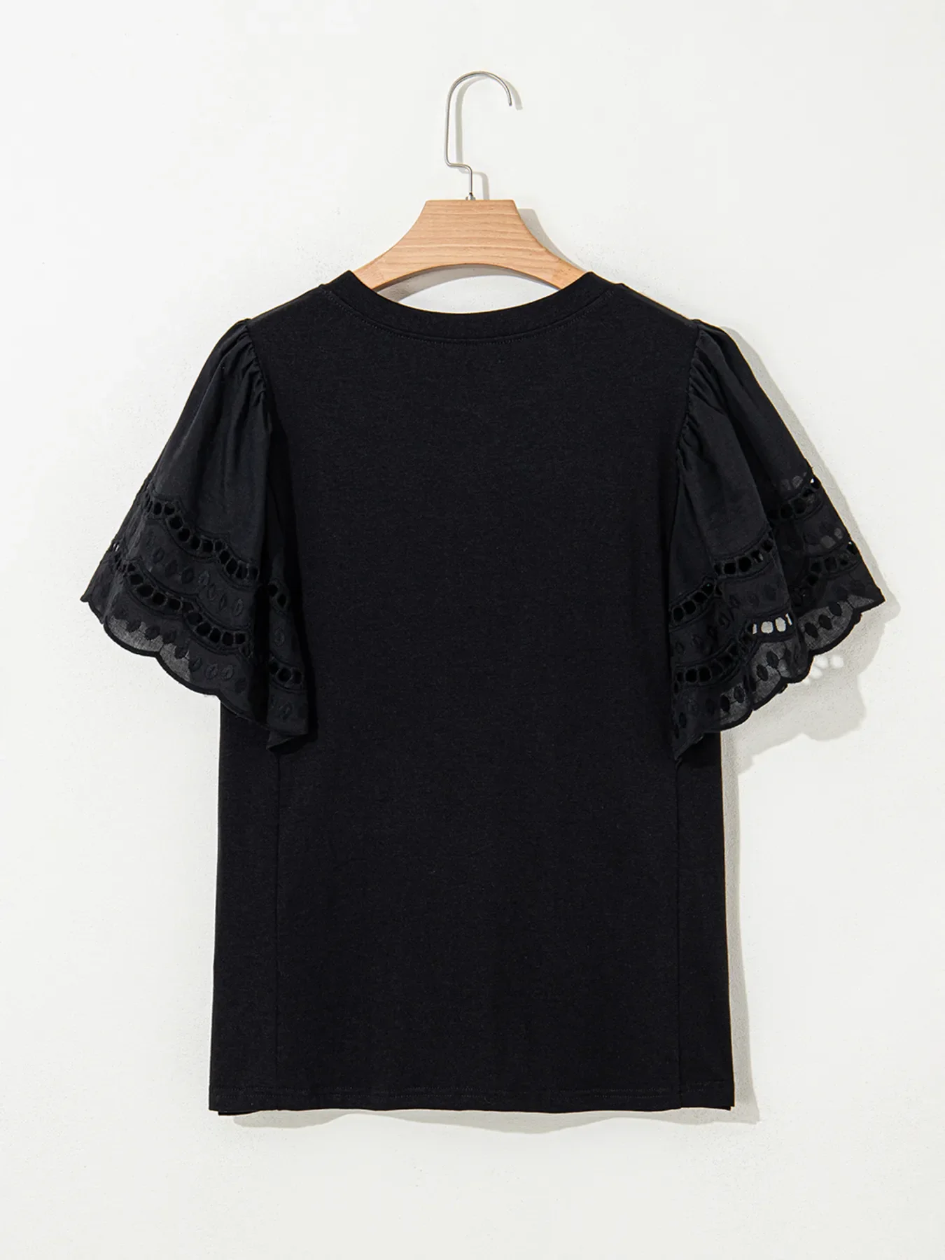Hollow Out Sleeve Casual Blouse - Image 6