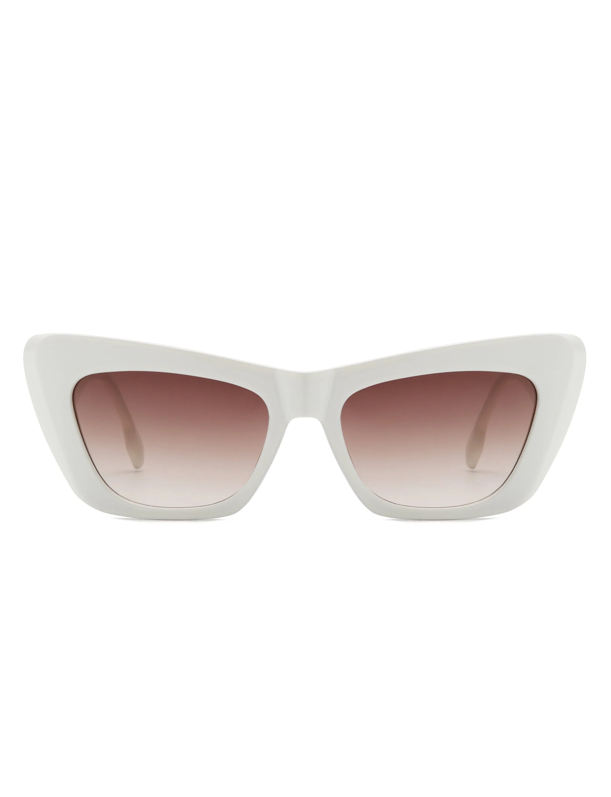 Hush - Chic Retro Tinted Cat Eye Women's Fashion Square Sunglasses - Image 8