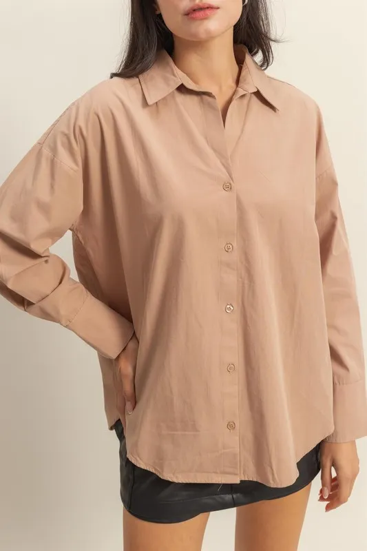 HYFVE Button Down Long Sleeve Shirt - Image 4