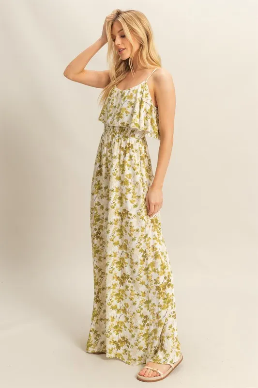HYFVE Floral Print Spaghetti Strap Wide Leg Jumpsuit - Image 3