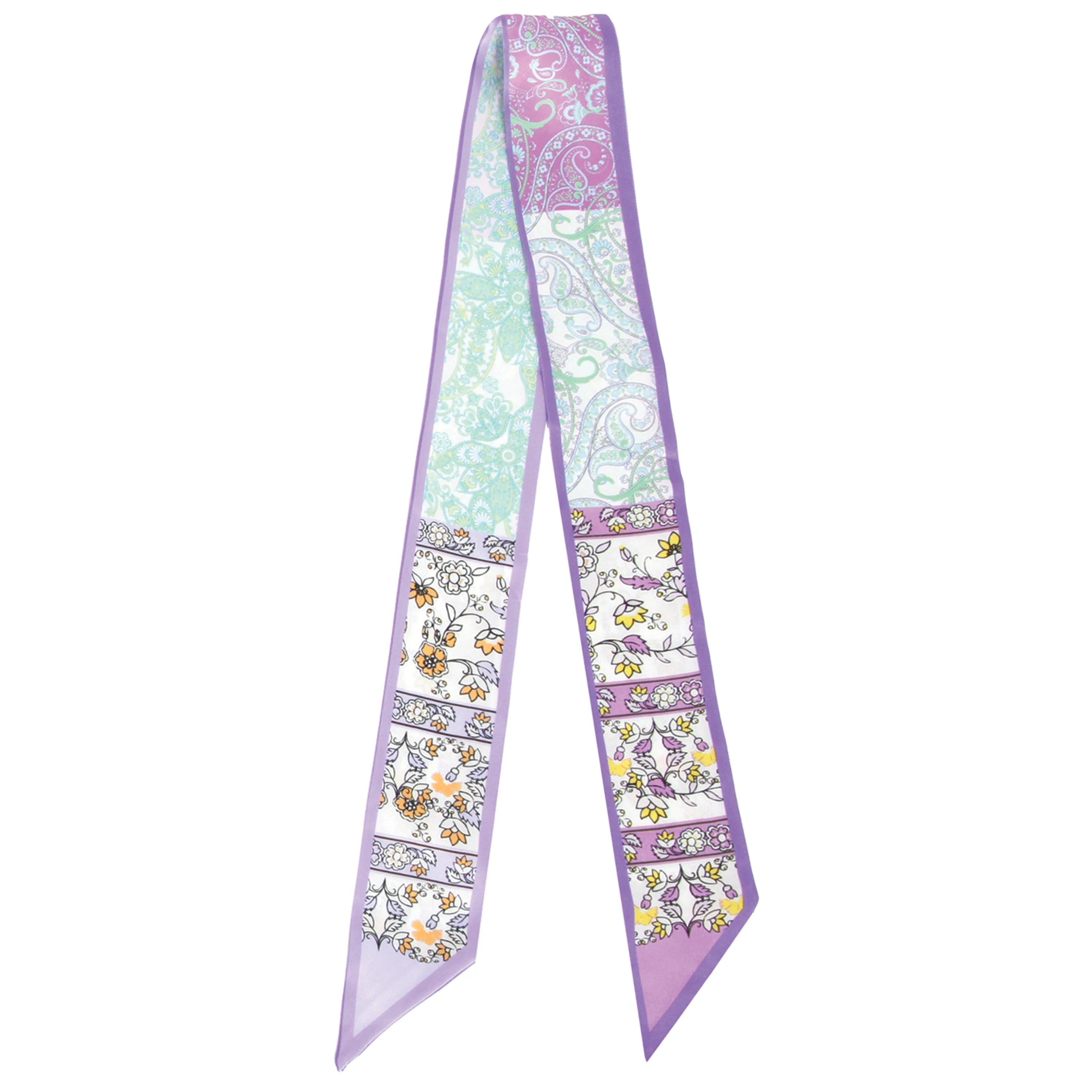 Icon Pattern Skinny Scarf - Image 3