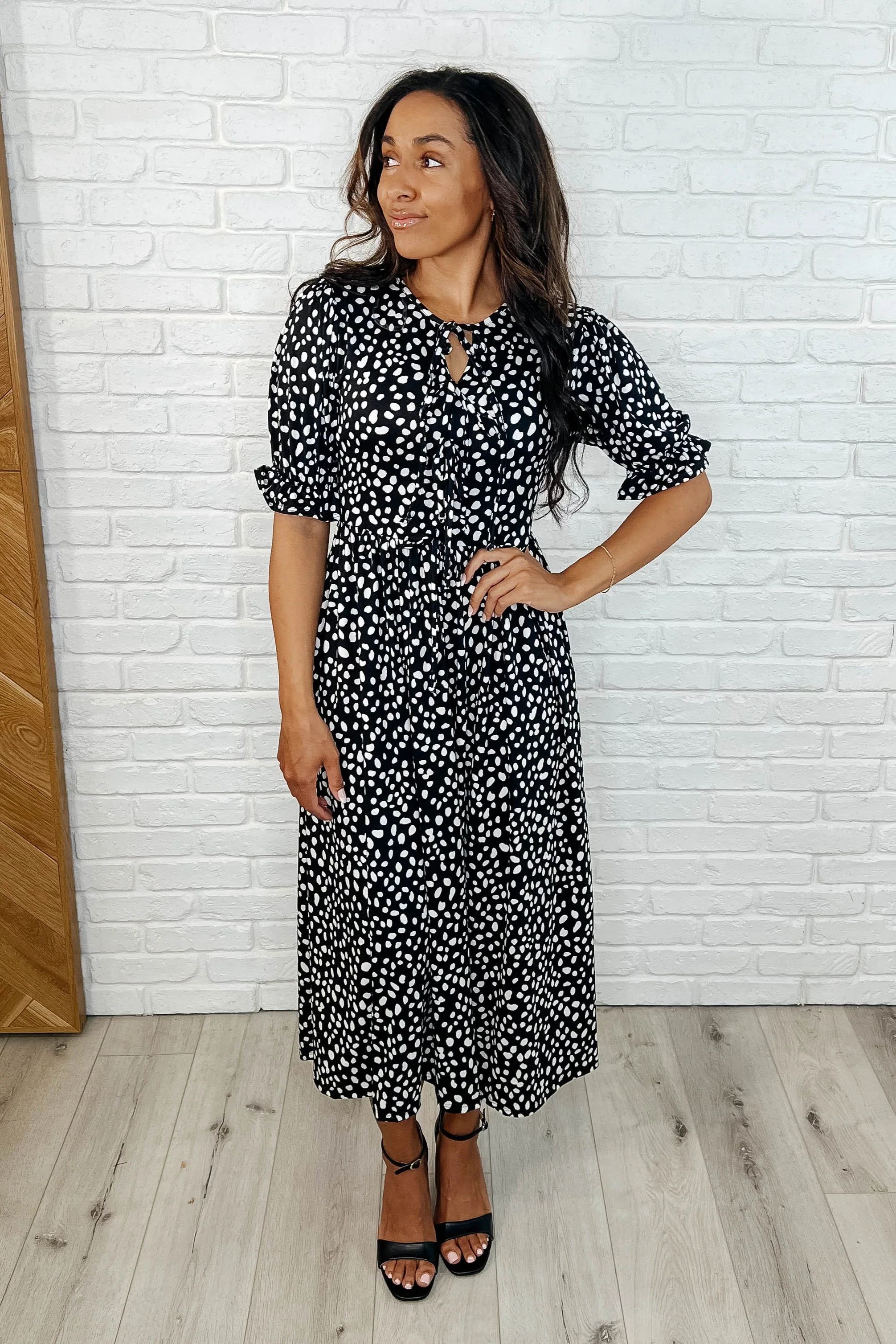 I'm Feeling Independent Half Sleeve Dress - Image 3