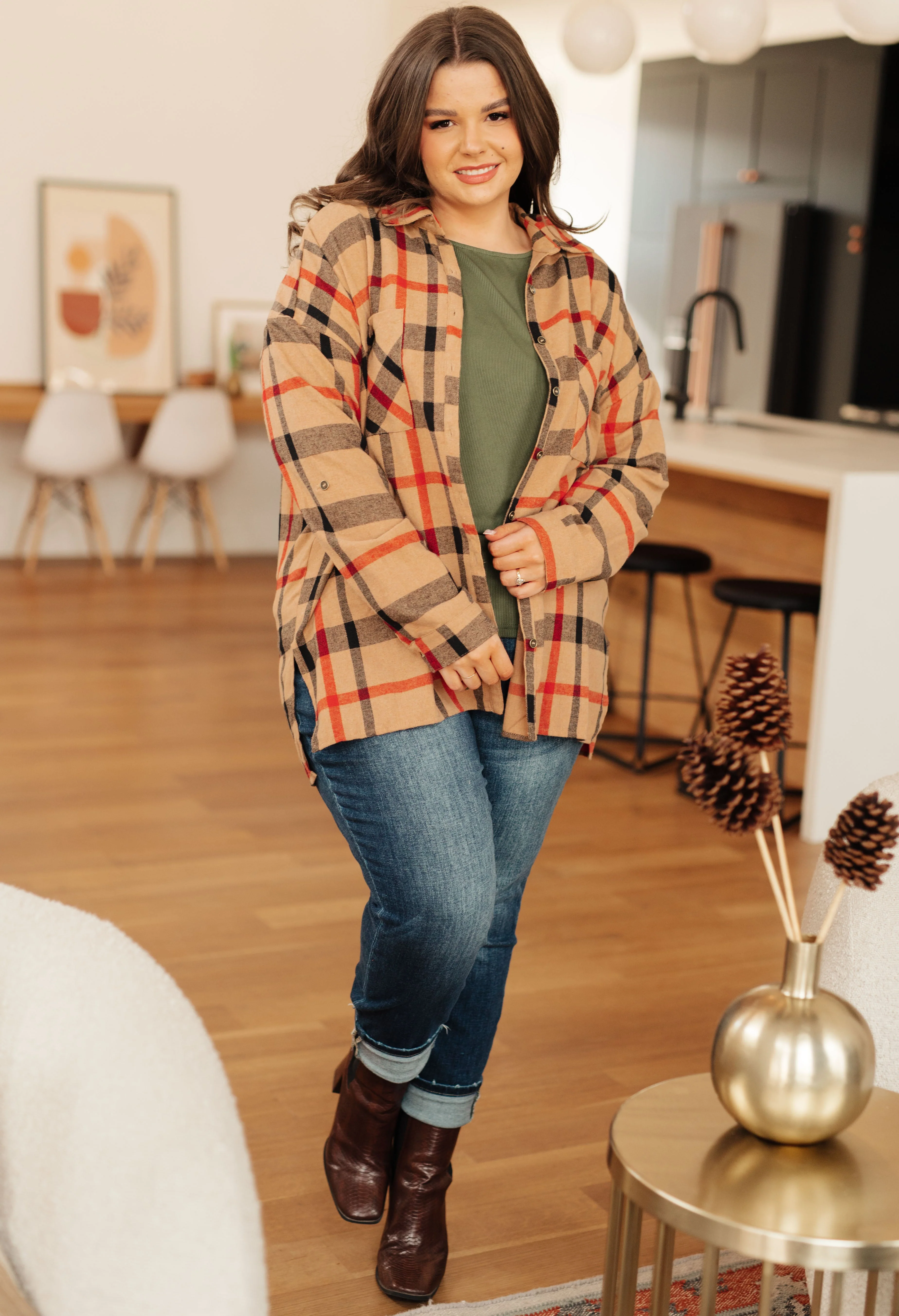 Is It Really Oversized Plaid Button Up - Image 6