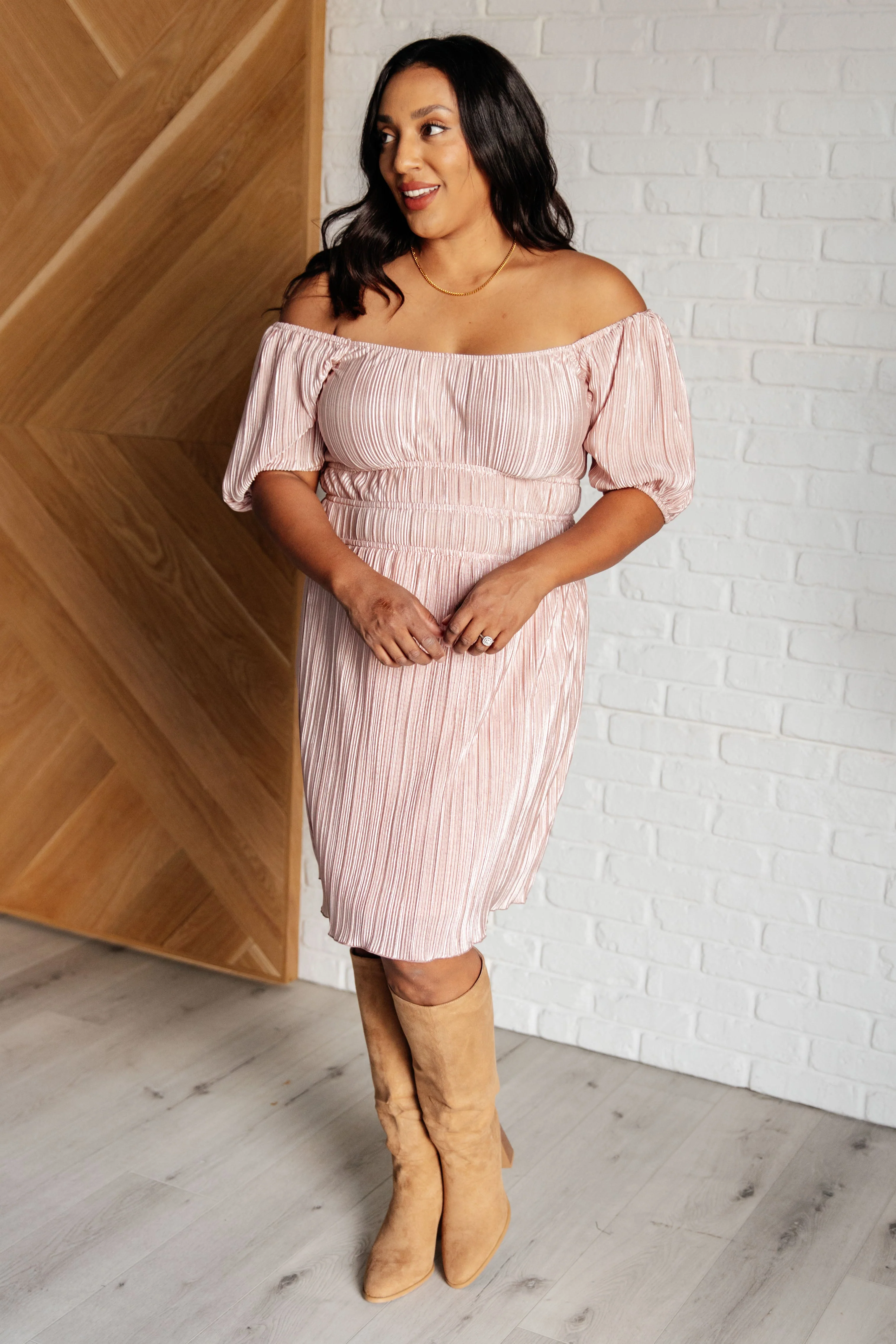 It's For the Aesthetic Balloon Sleeve Dress - Image 4
