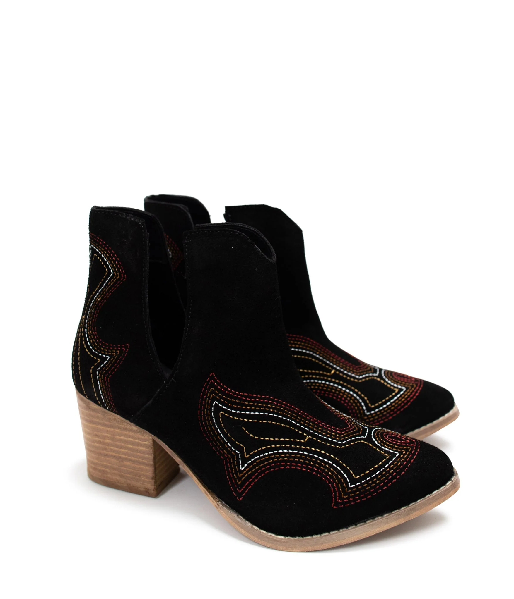 Journee Ankle Boots in Black - Image 3