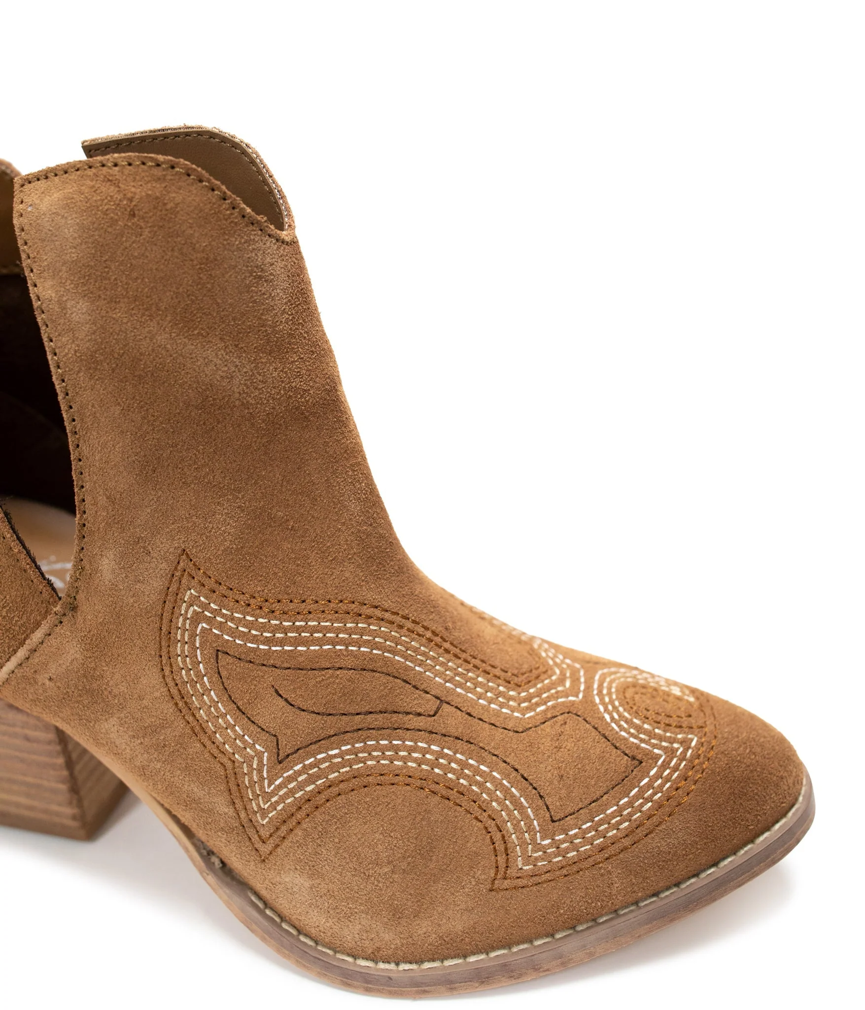 Journee Ankle Boots in Tan - Image 15