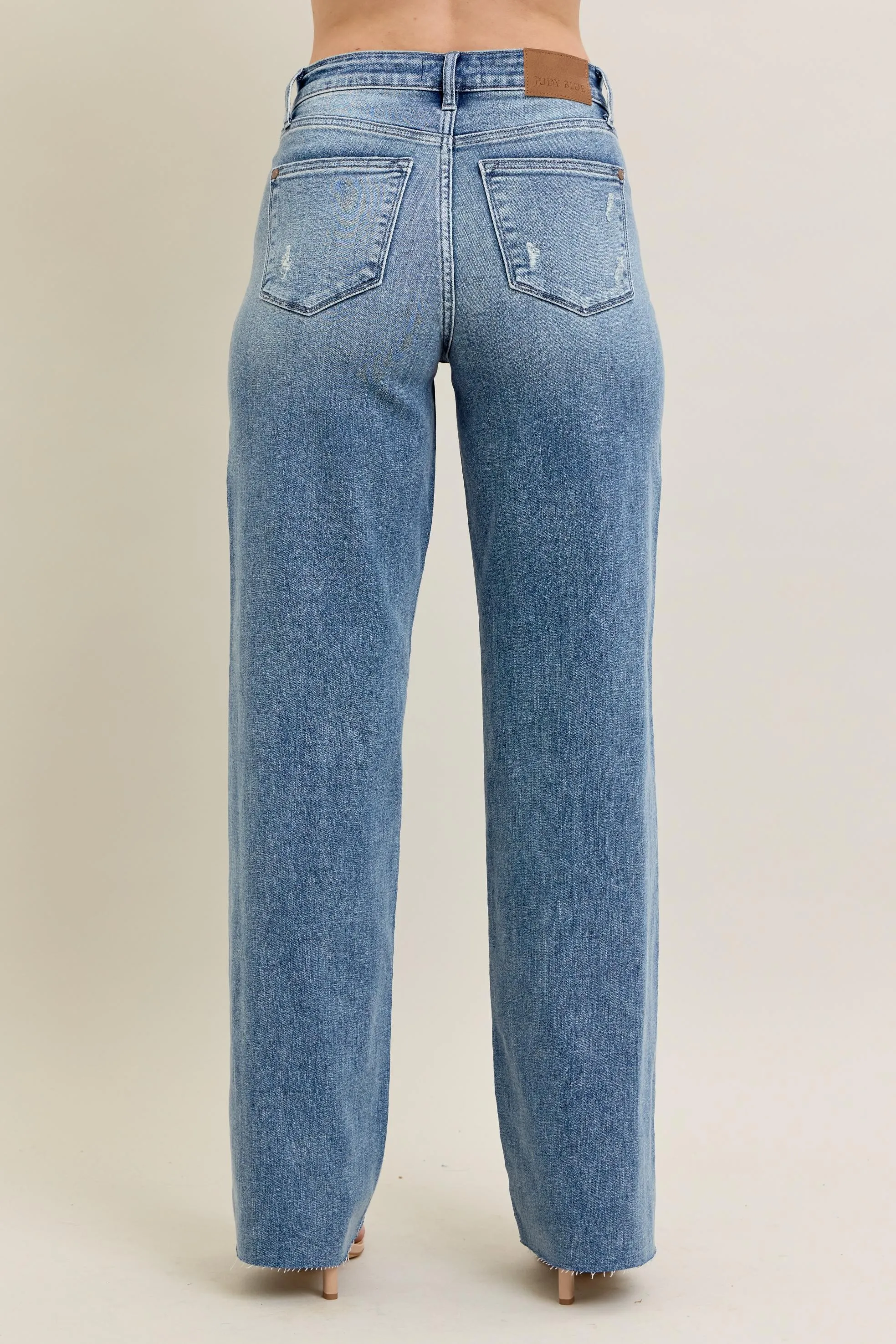 Judy Blue Full Size V - Front Baggy Jeans Plus Size - Image 6