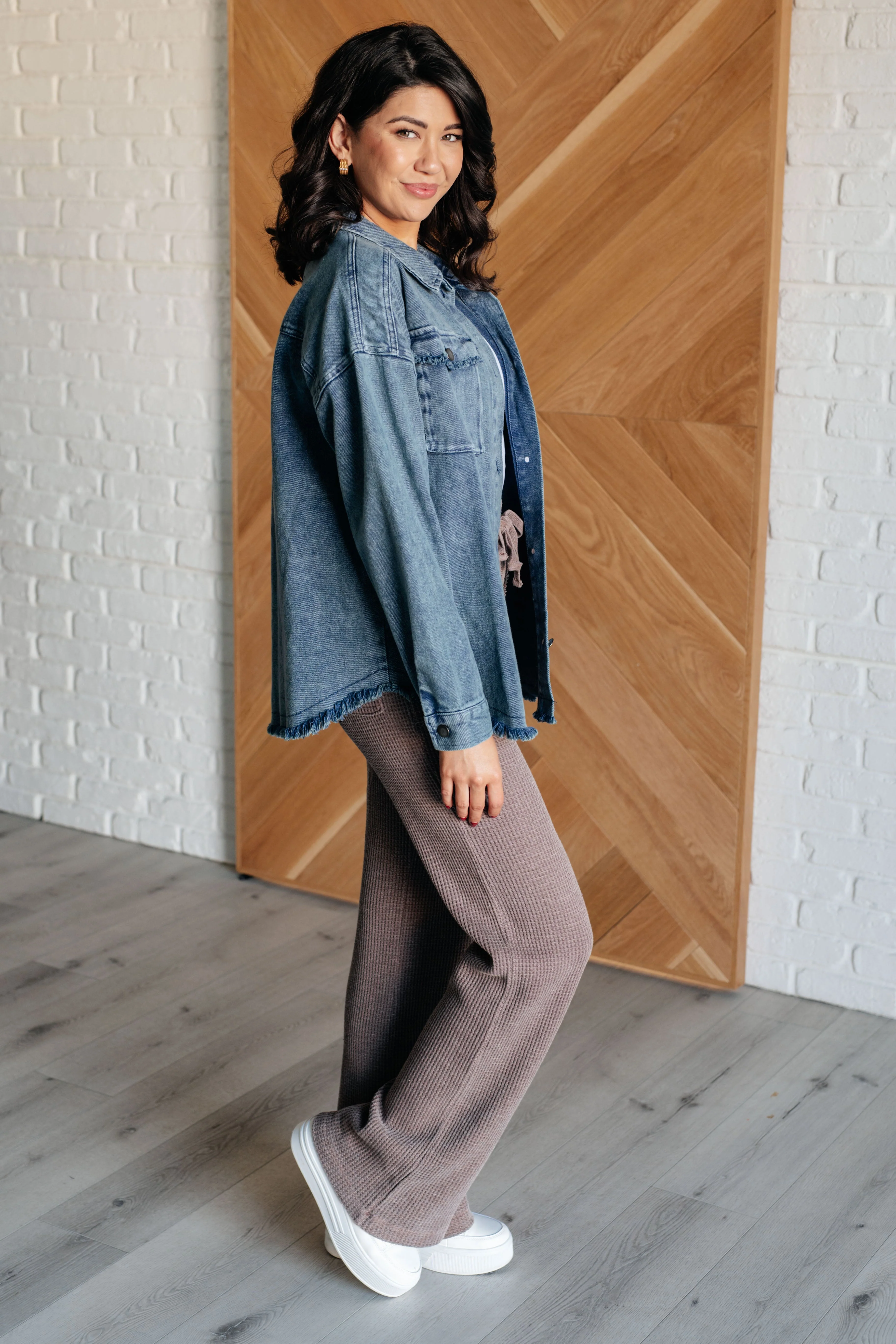 Just In Case Mineral Wash Shacket - Image 10