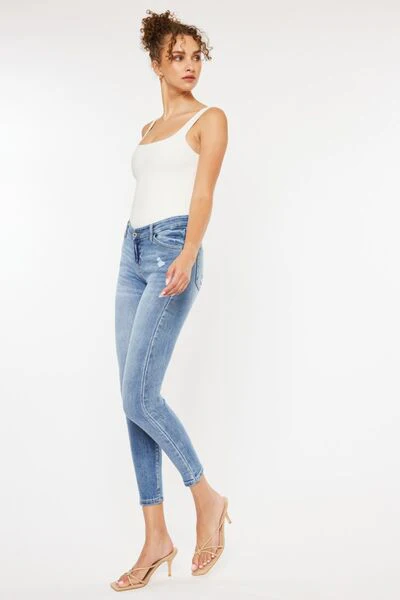 Kancan High Waist Cat's Whiskers Skinny Jeans - Image 5