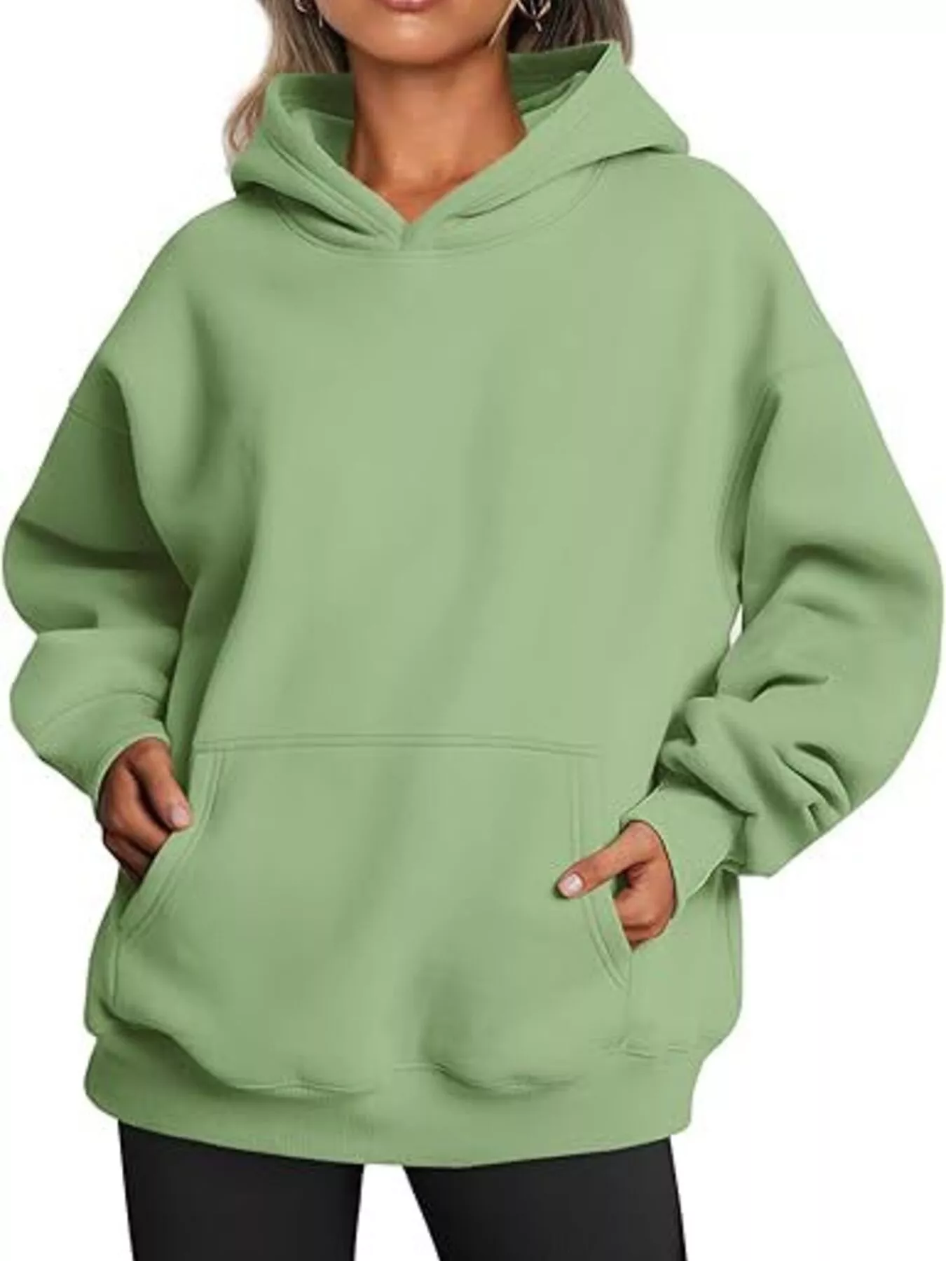 Kangaroo Pocket Long Sleeve Hoodie - Image 28