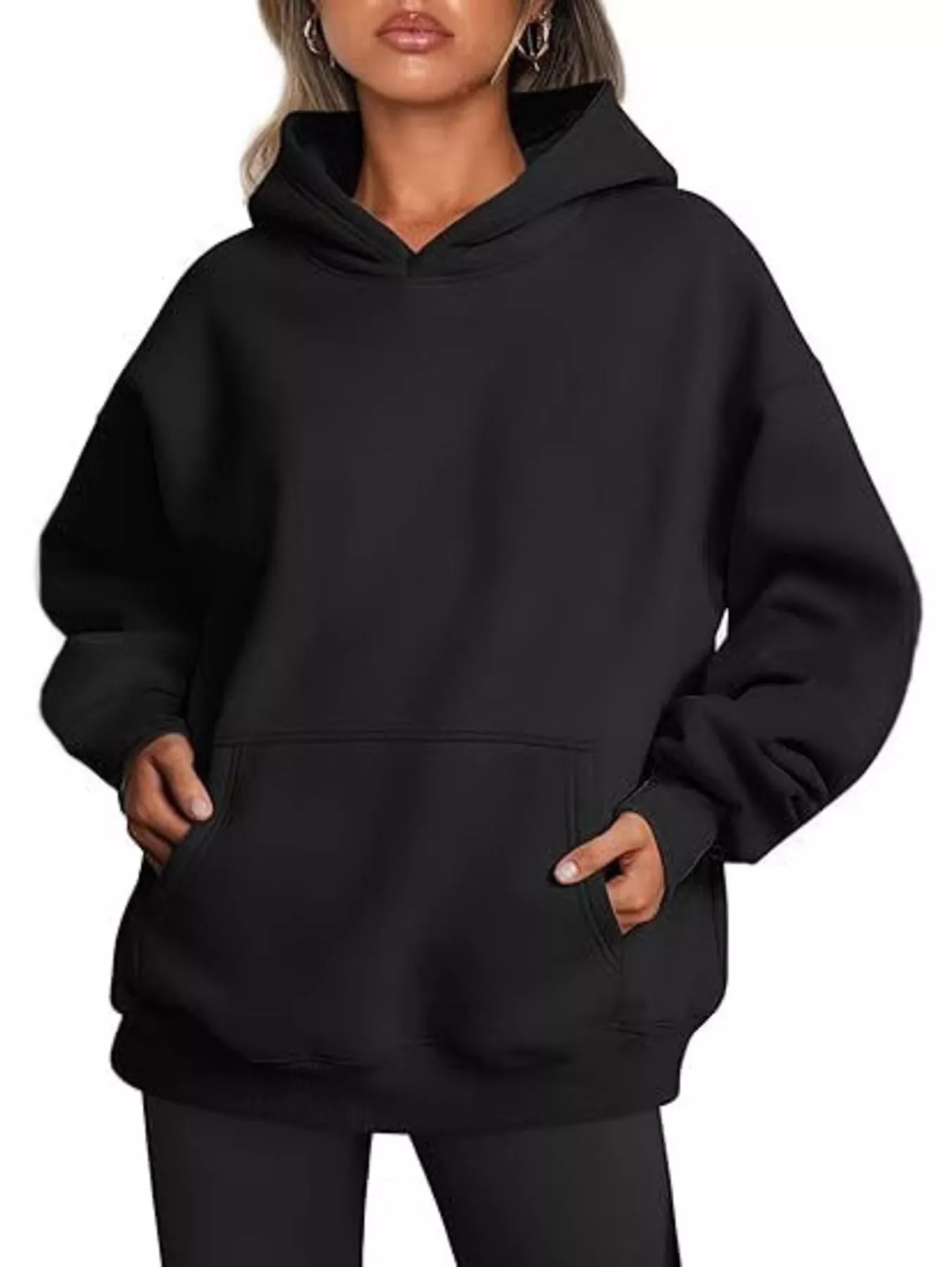 Kangaroo Pocket Long Sleeve Hoodie - Image 4