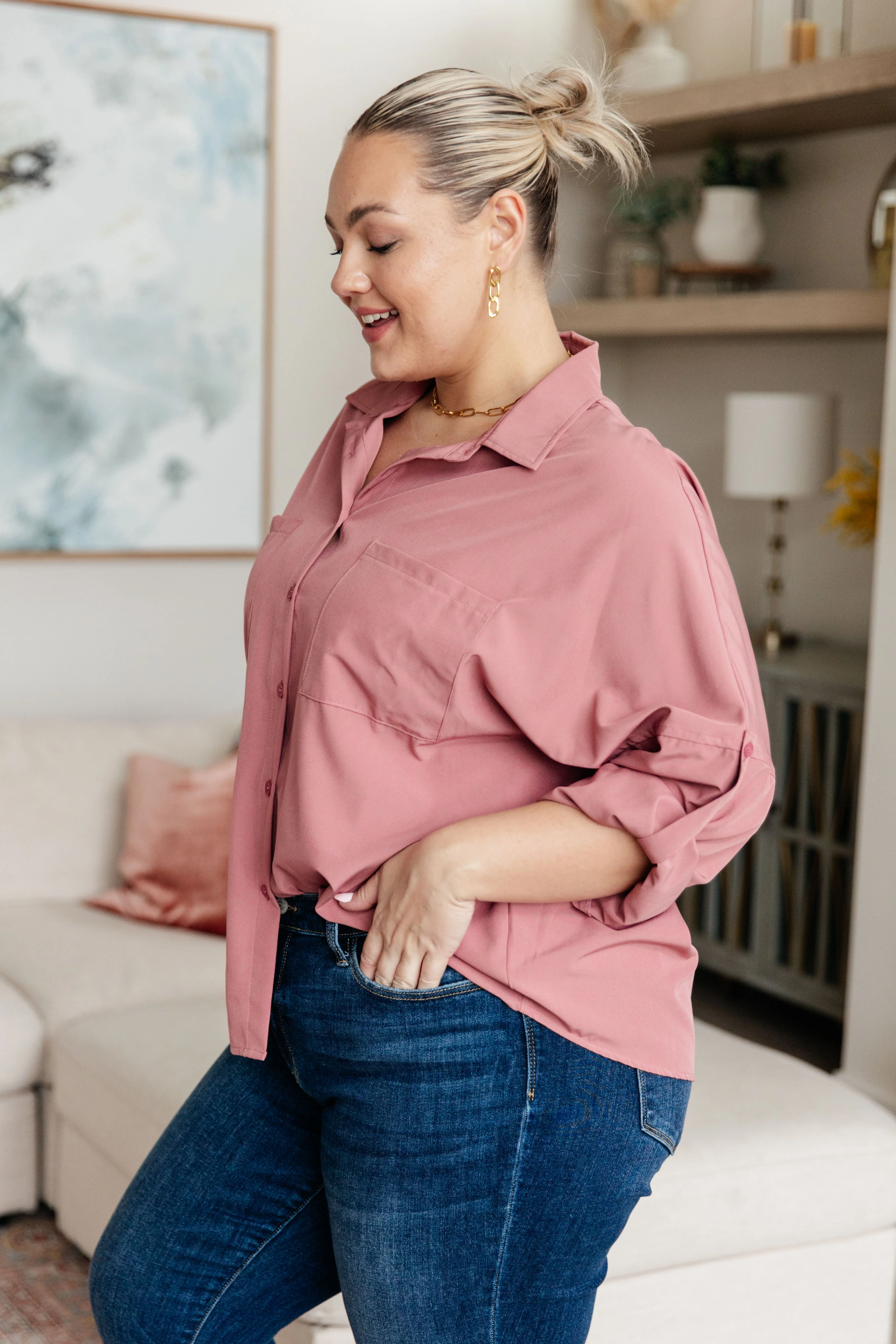 Keep it Profesh Button Up Top - Image 6