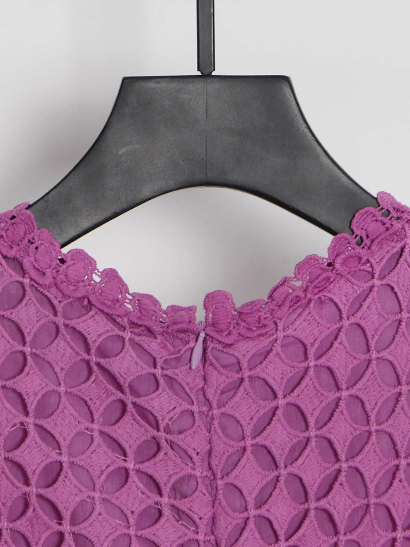Lace Long Sleeve Midi Dress - Image 8