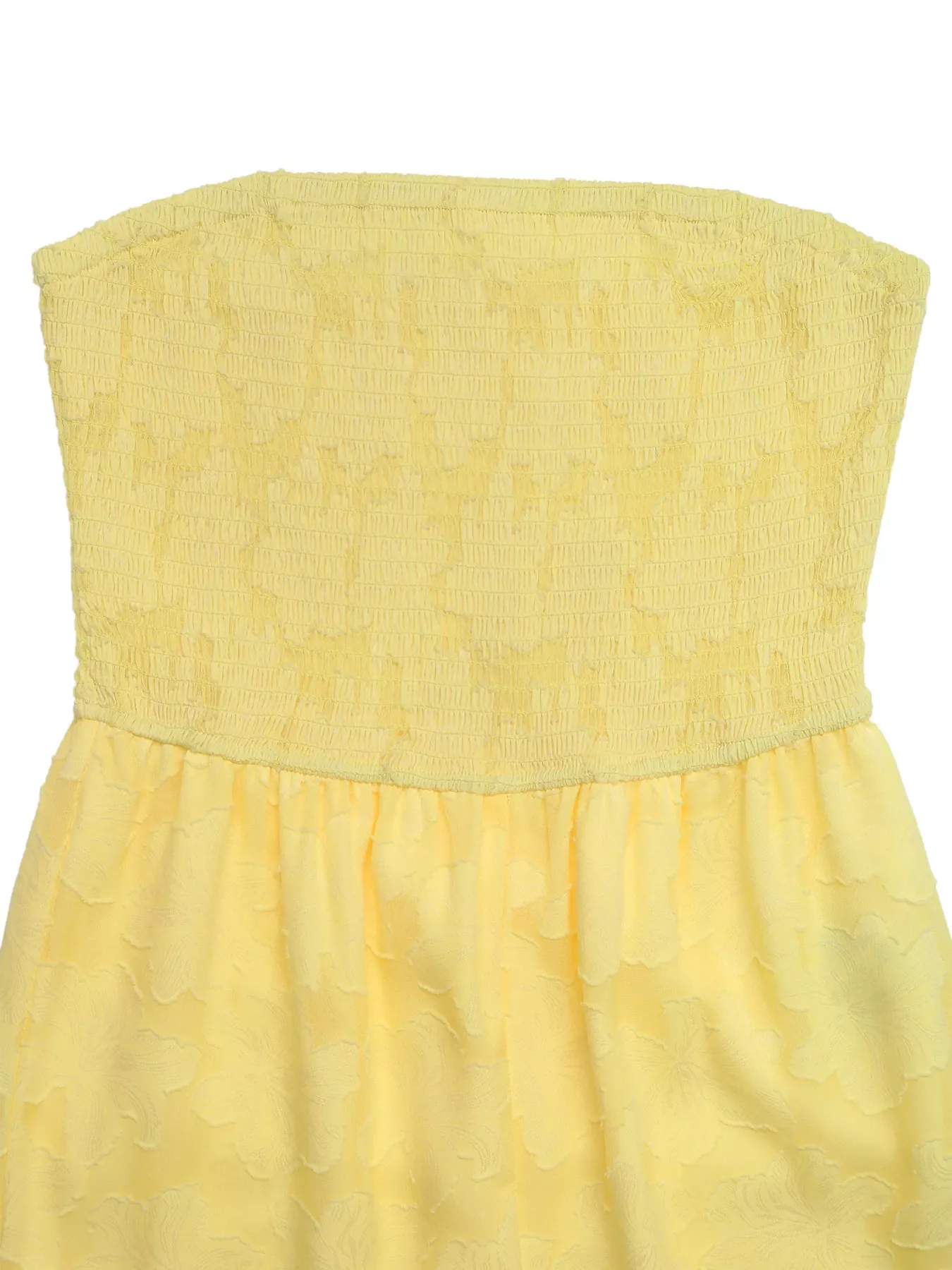 Lace Smocked Tube Jumpsuit - Image 7
