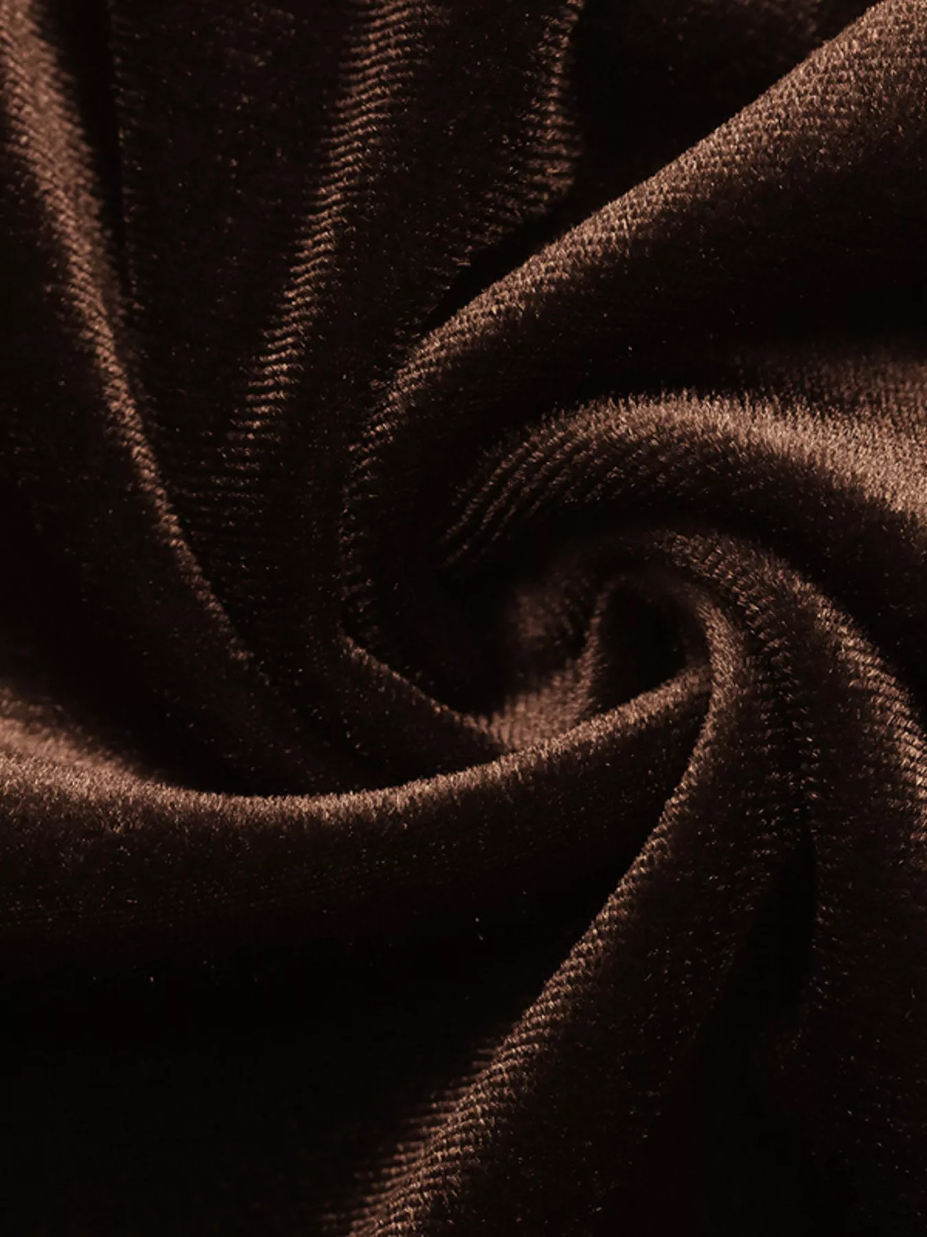 Lace Trim V-Neck Velvet Blouse - Image 11