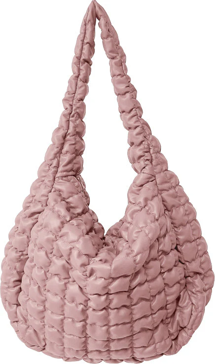 Large Quilted PU Bag - Image 10