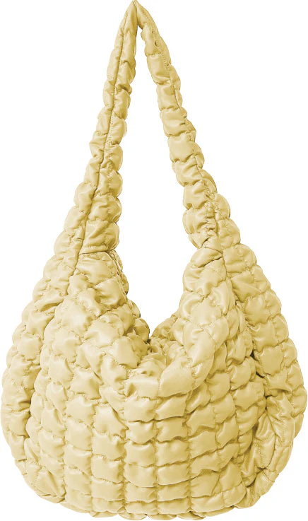 Large Quilted PU Bag - Image 12