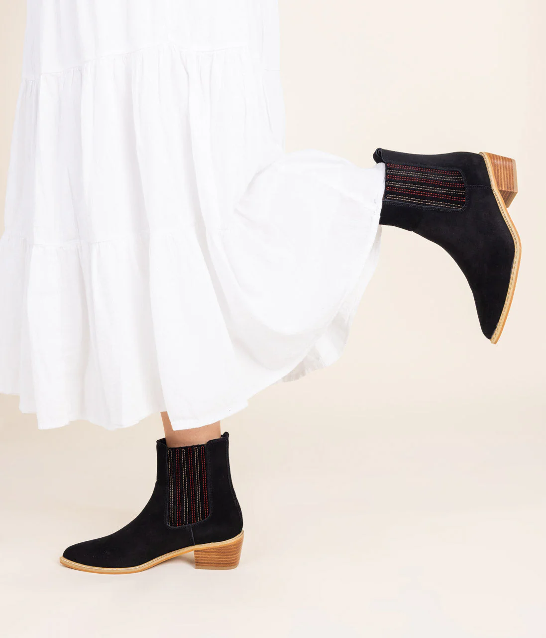 Leonor Suede Ankle Boot in Black - Image 11