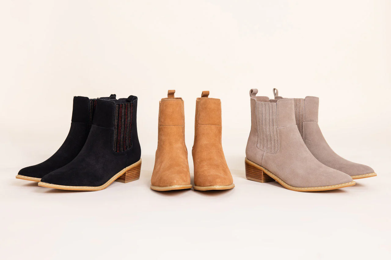 Leonor Suede Ankle Boot in Black - Image 12