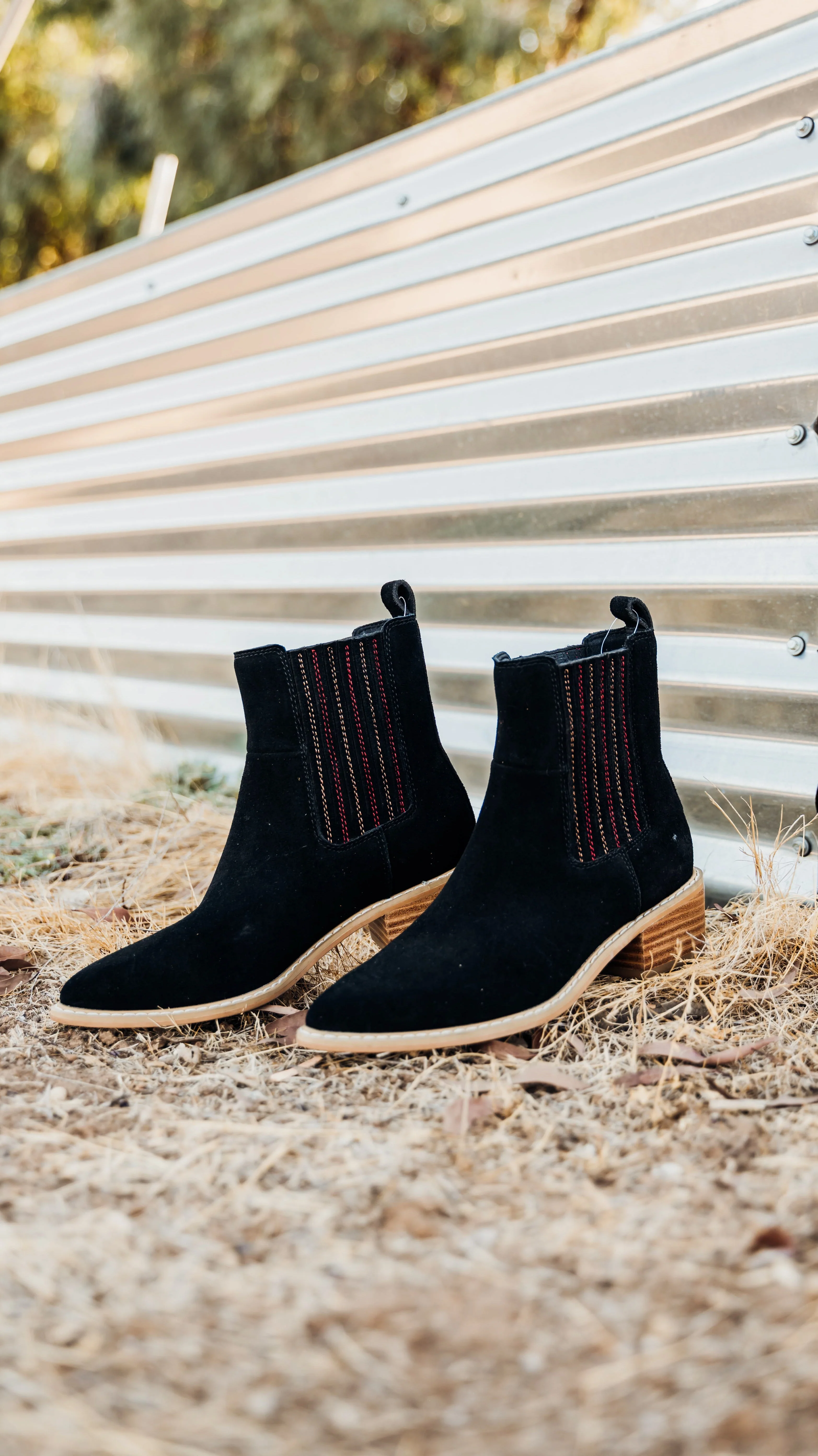Leonor Suede Ankle Boot in Black - Image 4