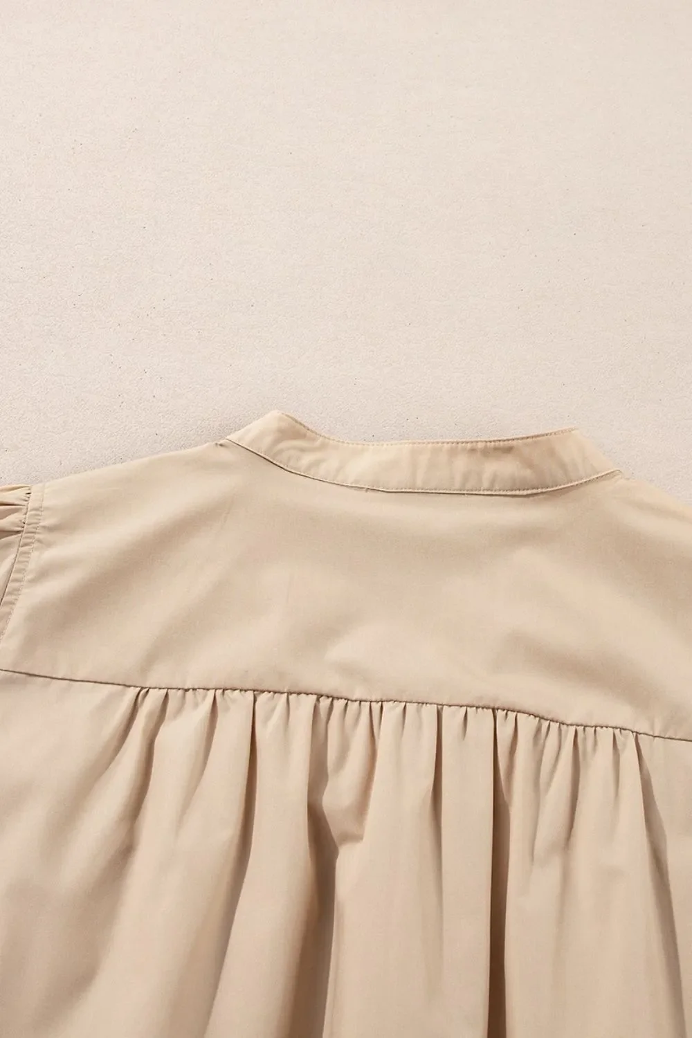 Leopard Frill Short Sleeve Blouse - Image 6